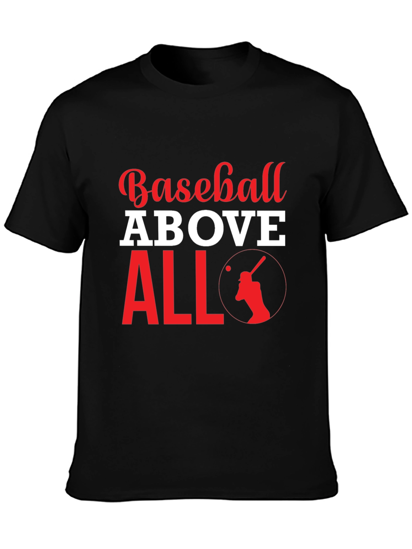 Baseball Above All Black T-Shirt