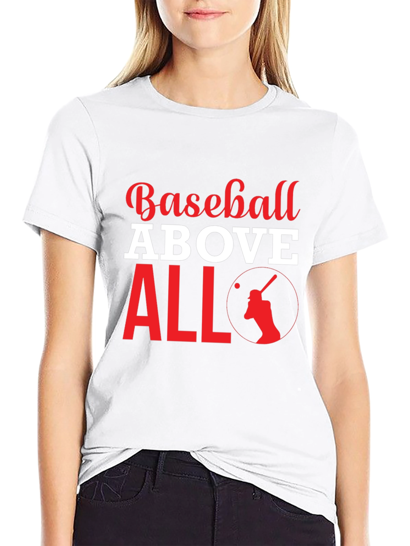 Baseball Above All Black T-Shirt