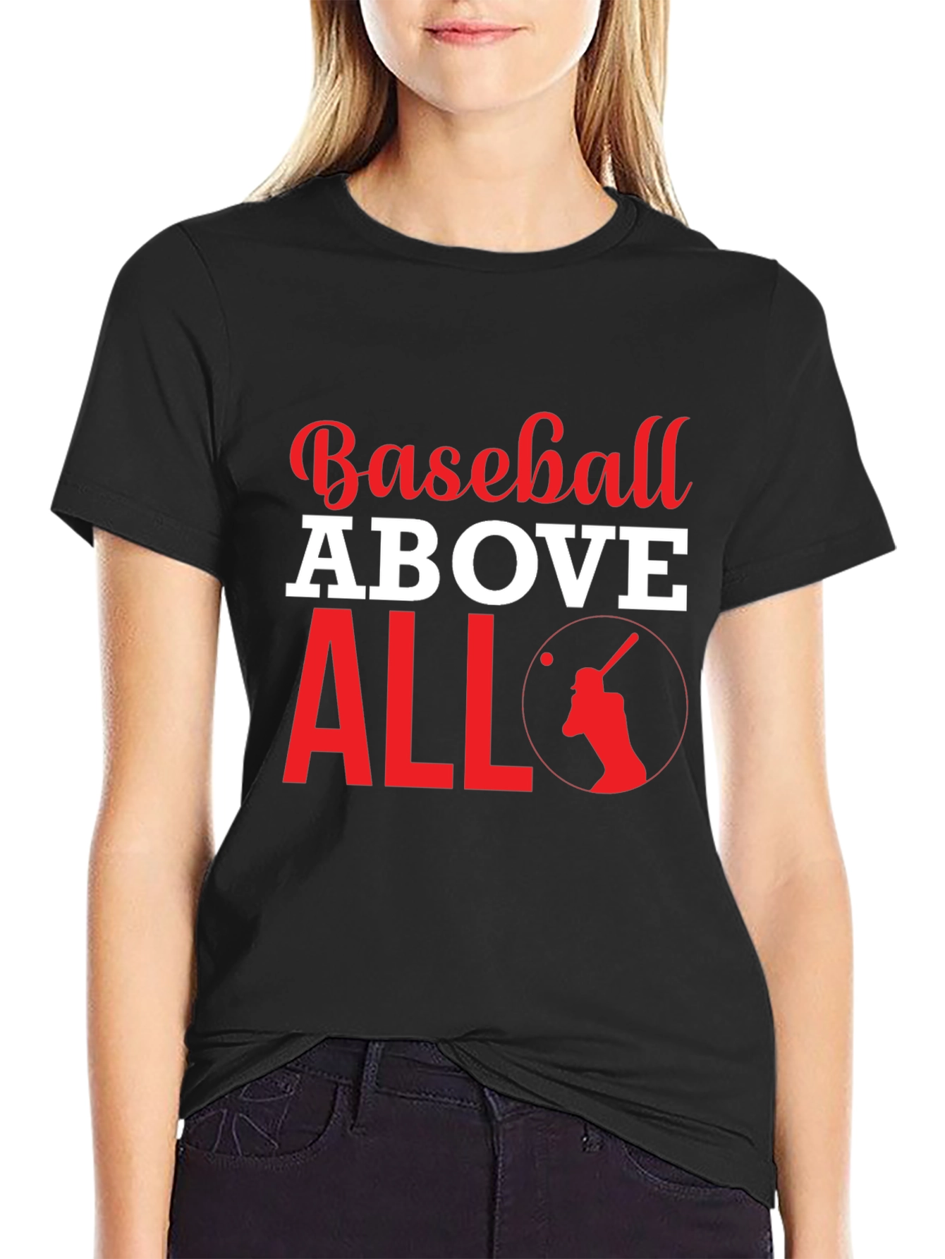 Baseball Above All Black T-Shirt