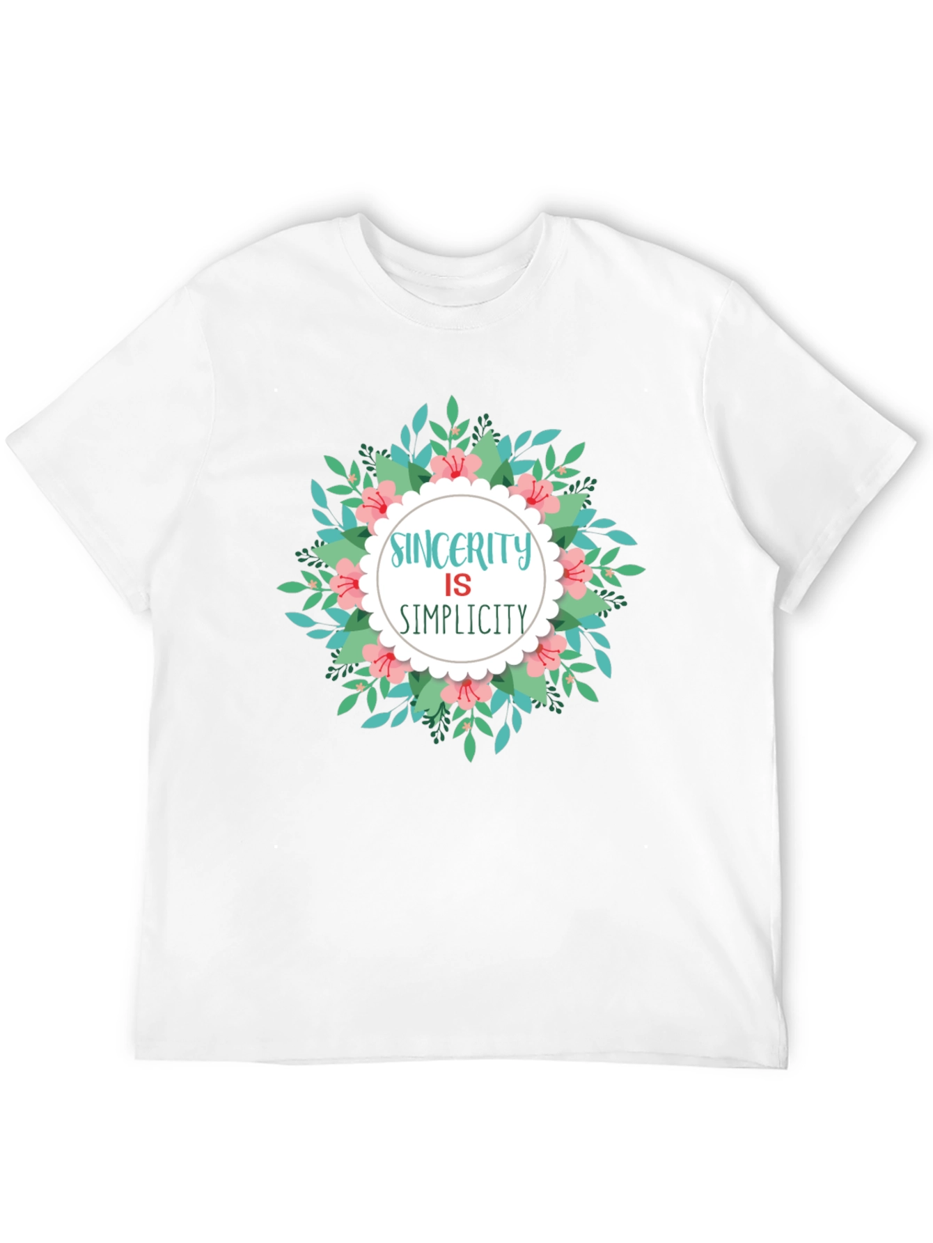 Sincerity is Simplicity Graphic Tee - Black