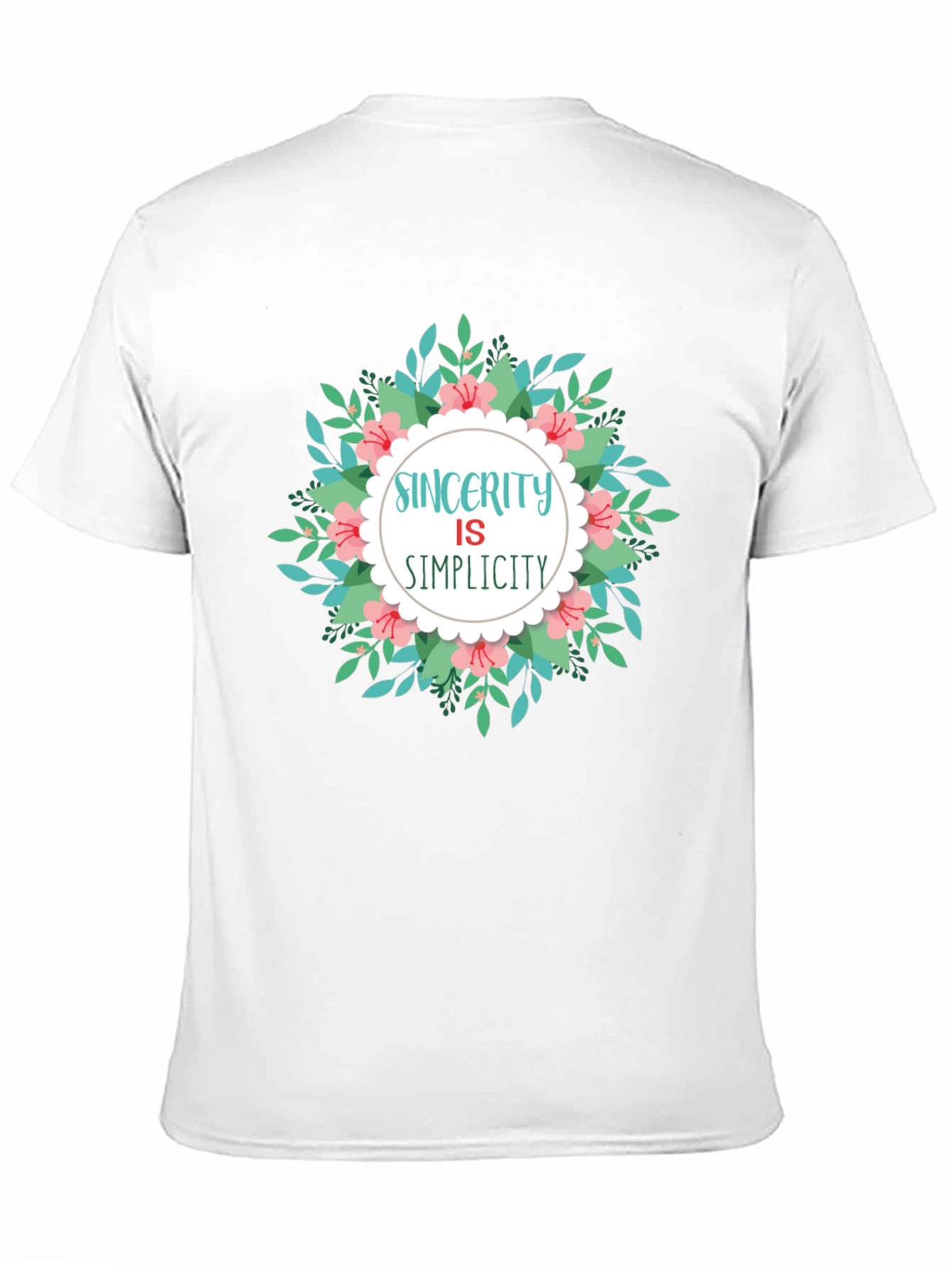 Sincerity is Simplicity Graphic Tee - Black