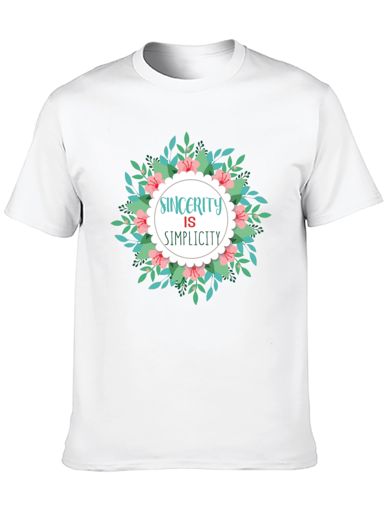 Sincerity is Simplicity Graphic Tee - Black