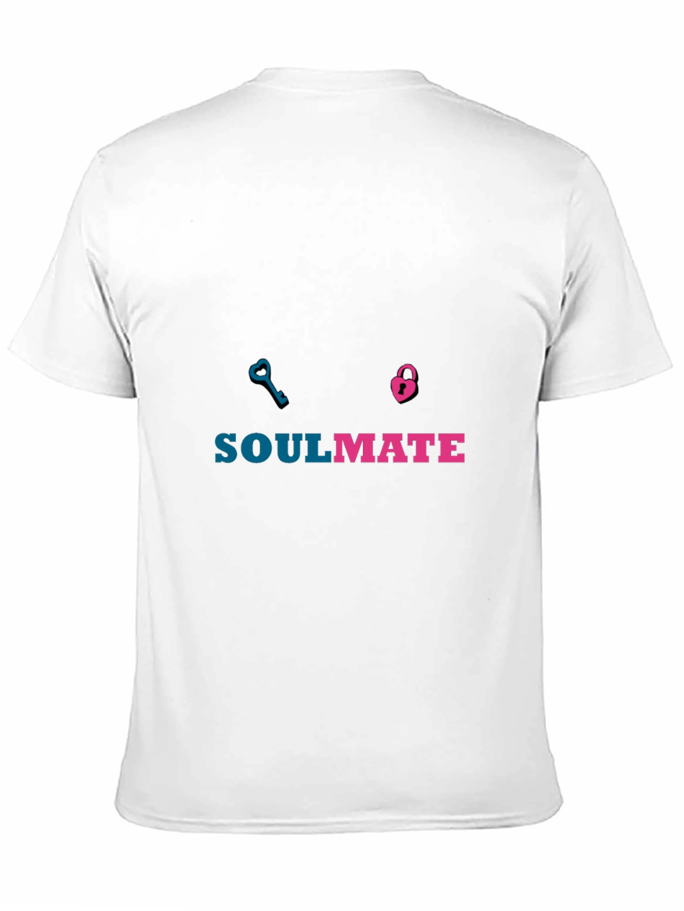 Soulmate Matching T-Shirt - Key & Lock Design