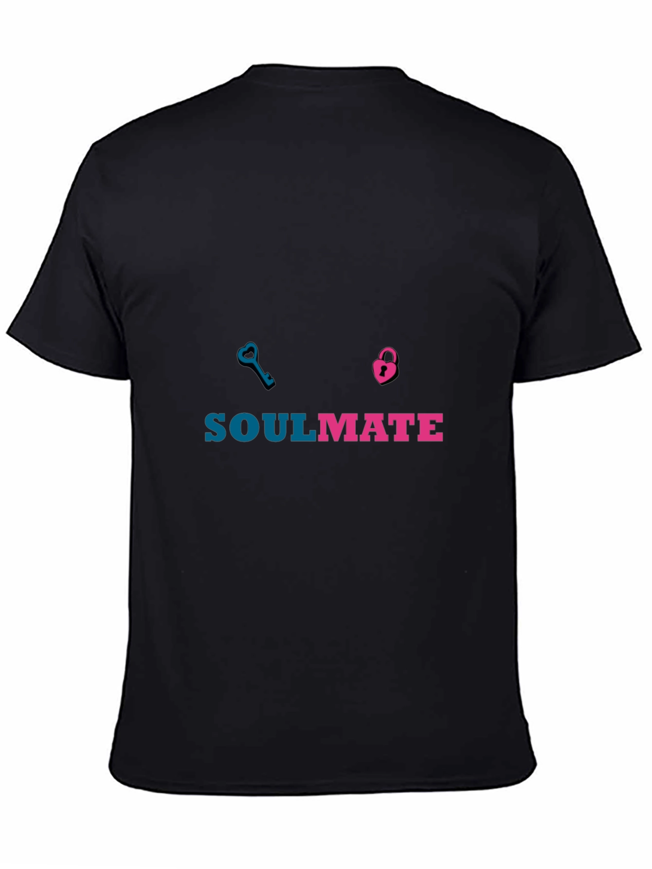 Soulmate Matching T-Shirt - Key & Lock Design