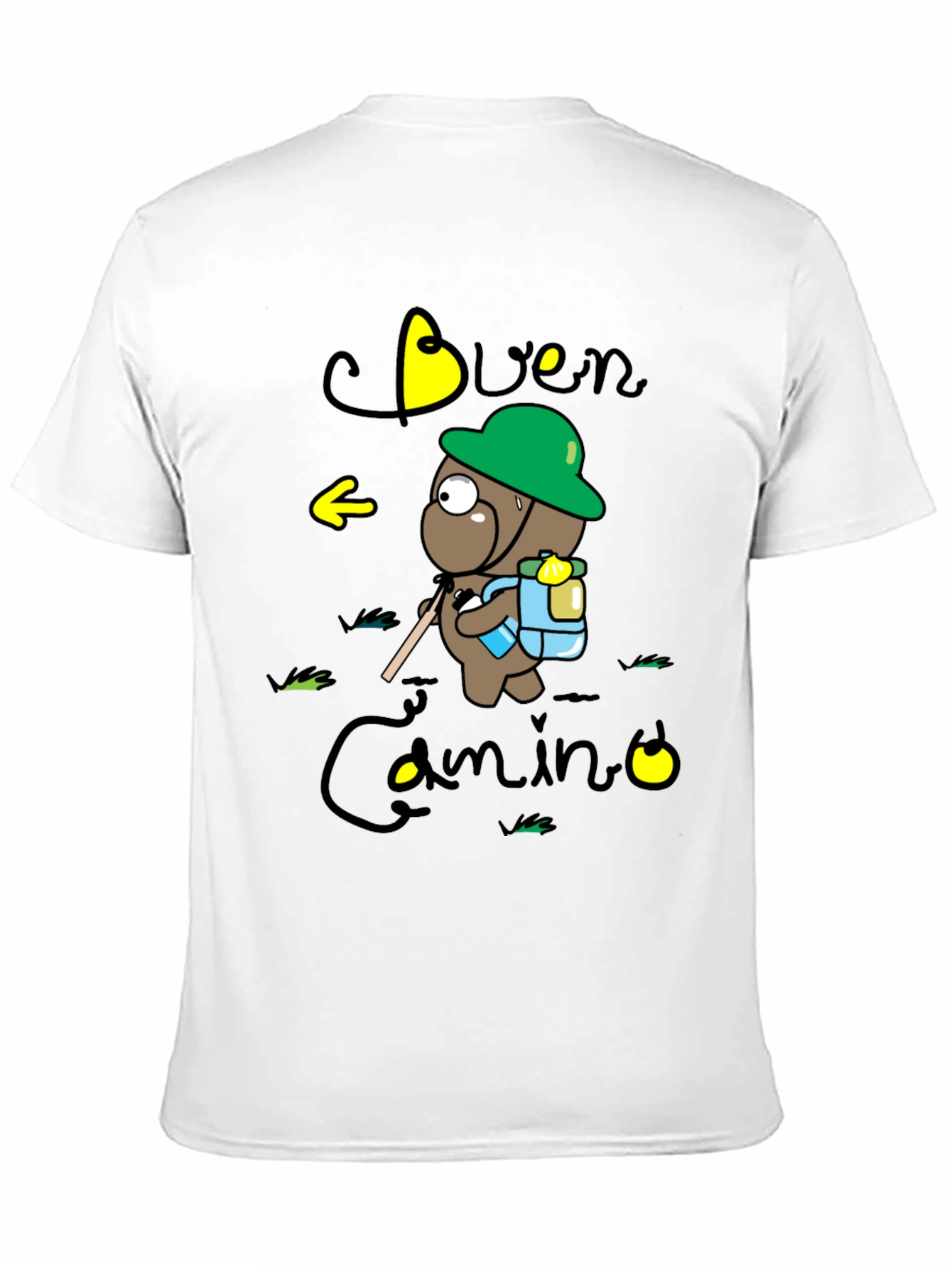 Buen Camino Hiking Bear T-Shirt