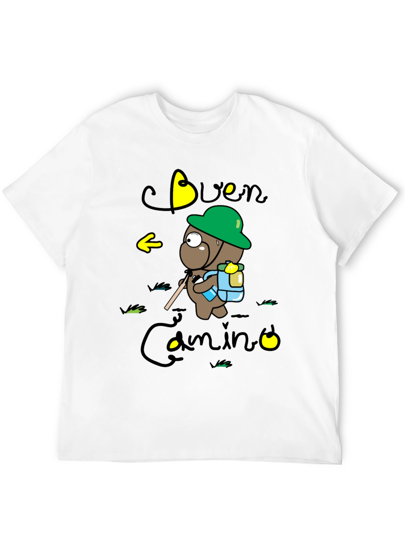 Buen Camino Hiking Bear T-Shirt