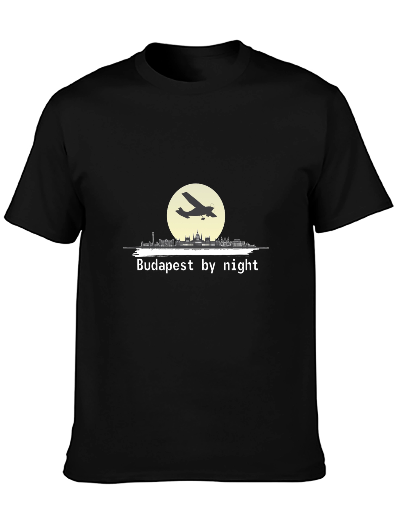 Budapest By Night Airplane T-Shirt