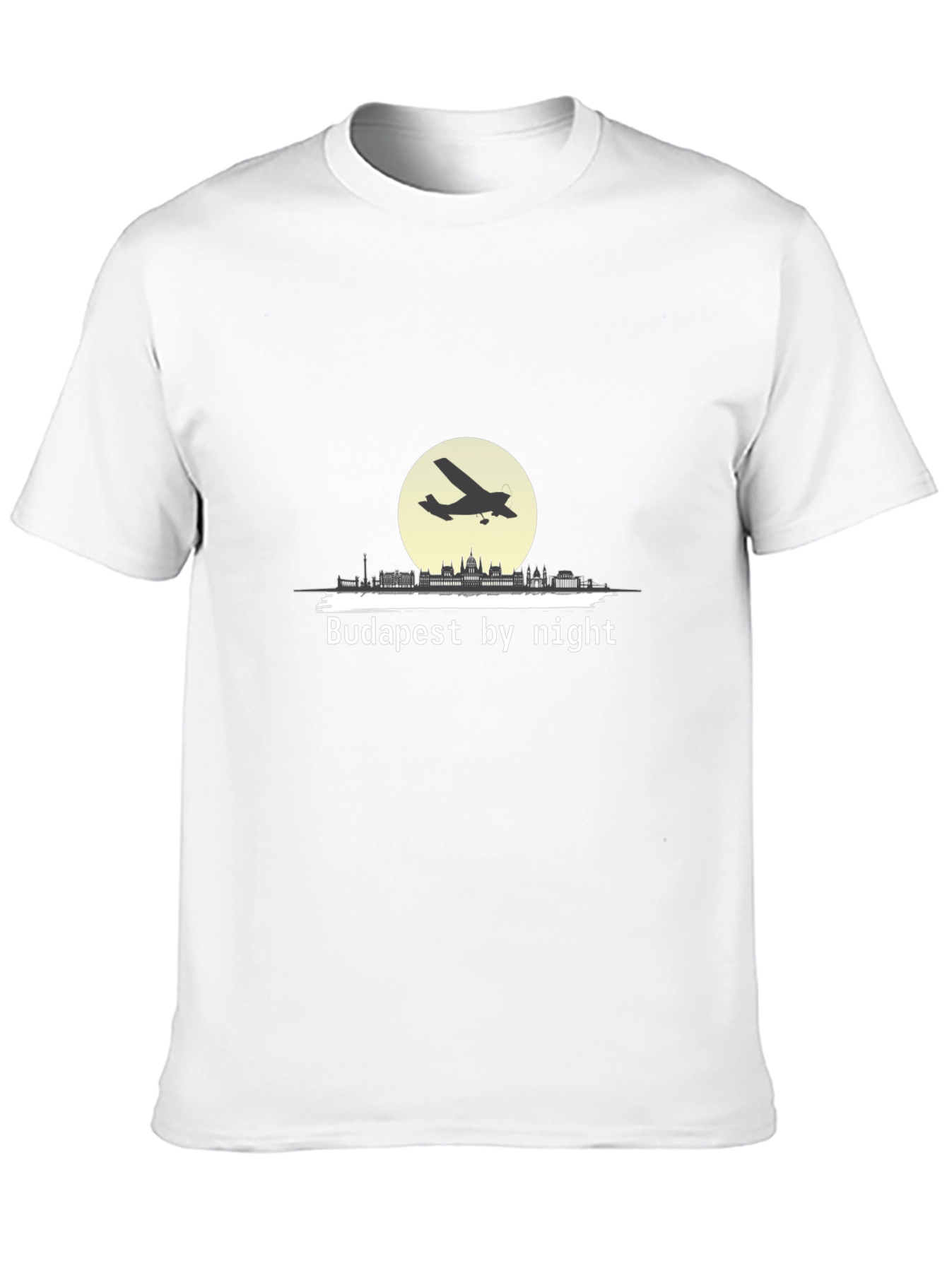 Budapest By Night Airplane T-Shirt
