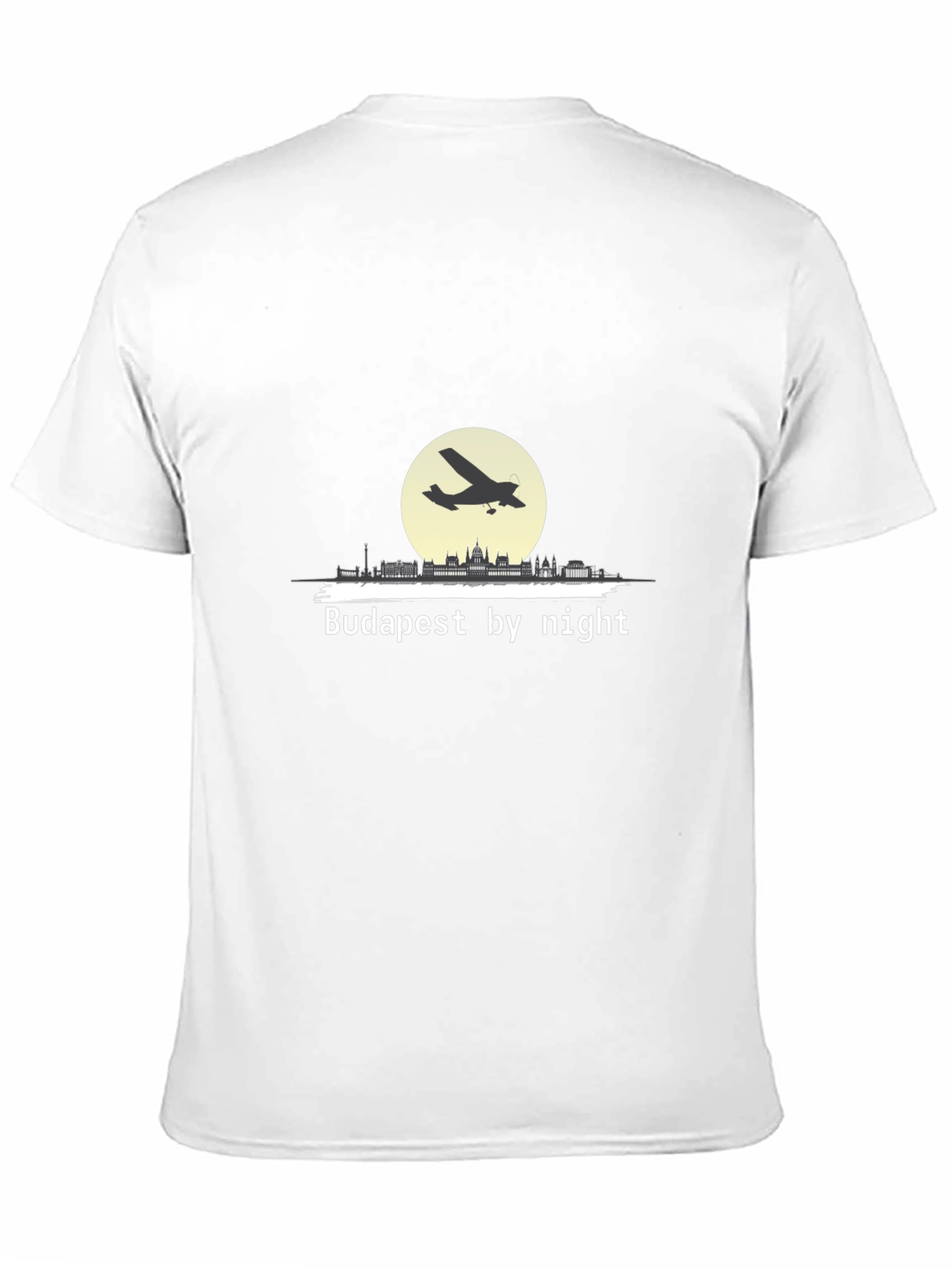 Budapest By Night Airplane T-Shirt