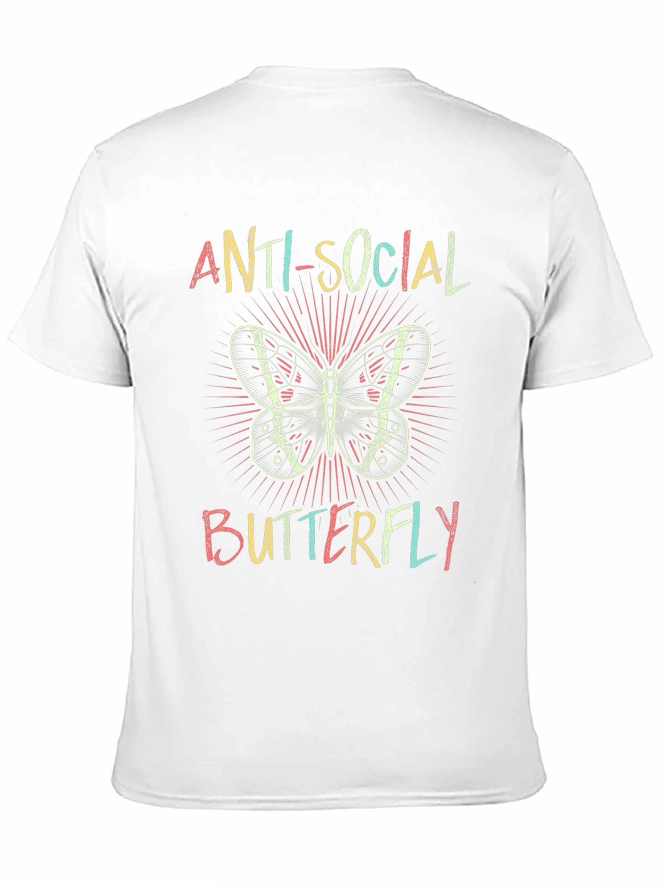 Anti-Social Butterfly Graphic Tee