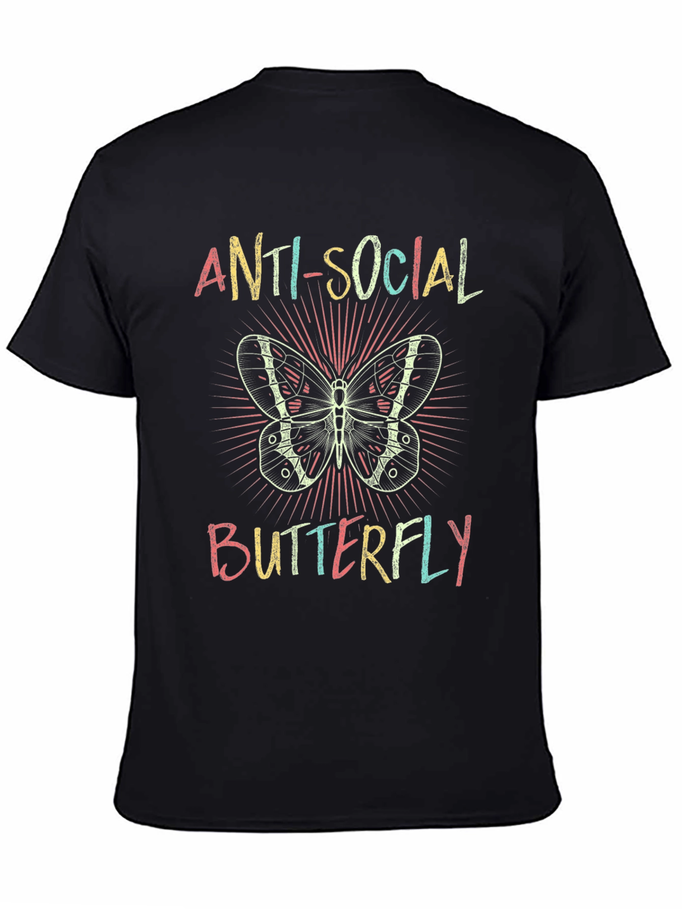 Anti-Social Butterfly Graphic Tee