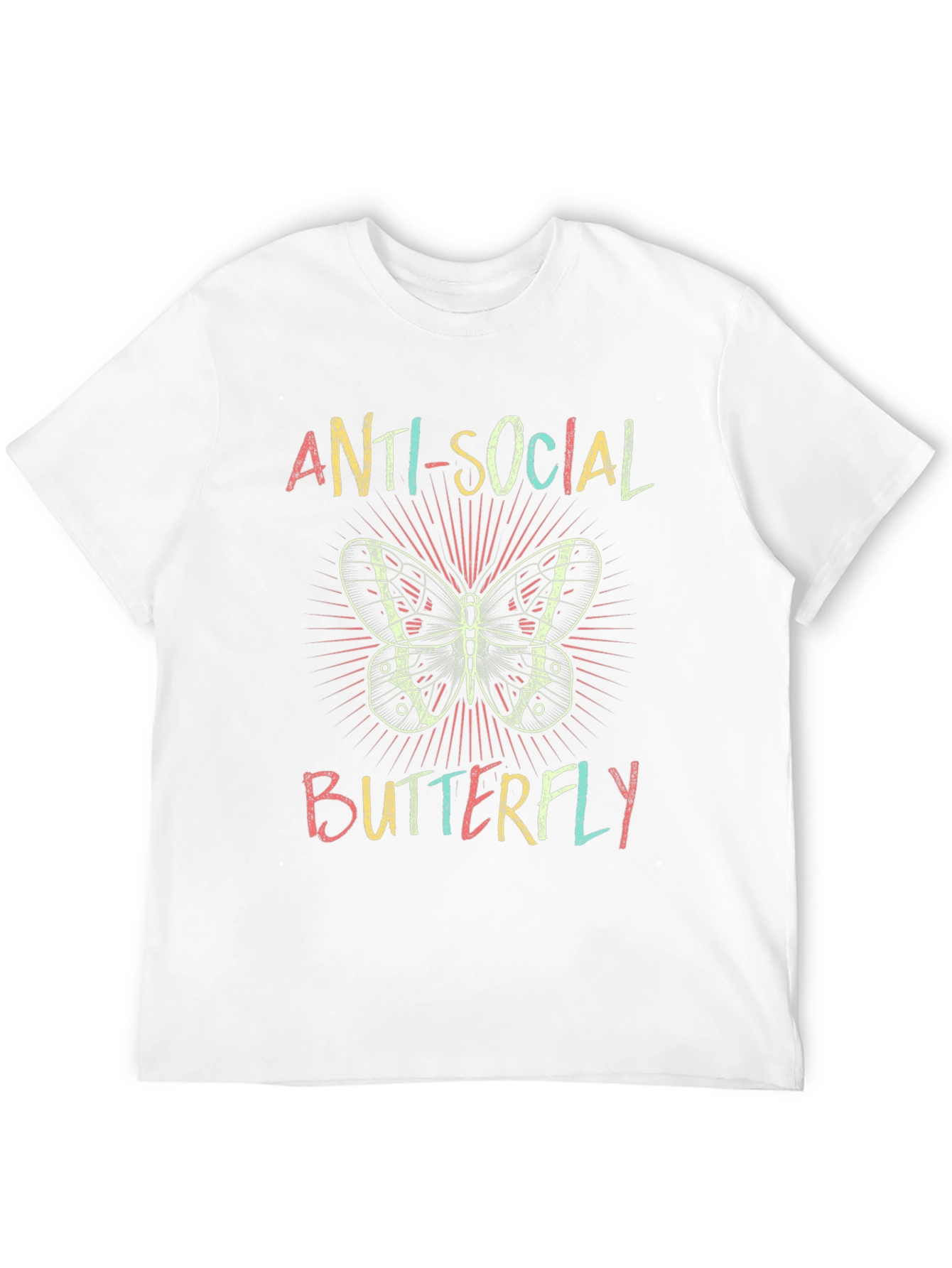 Anti-Social Butterfly Graphic Tee