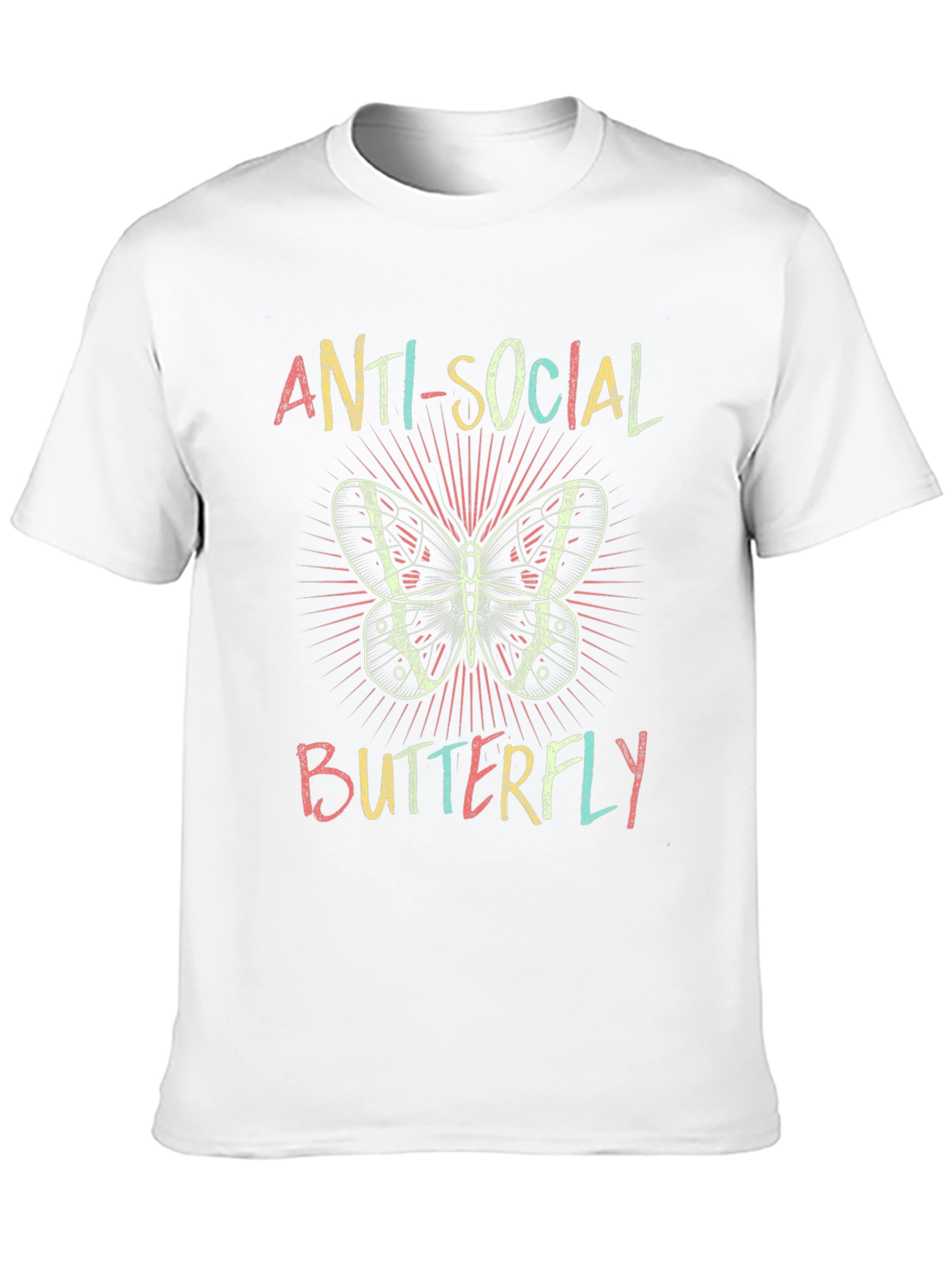 Anti-Social Butterfly Graphic Tee