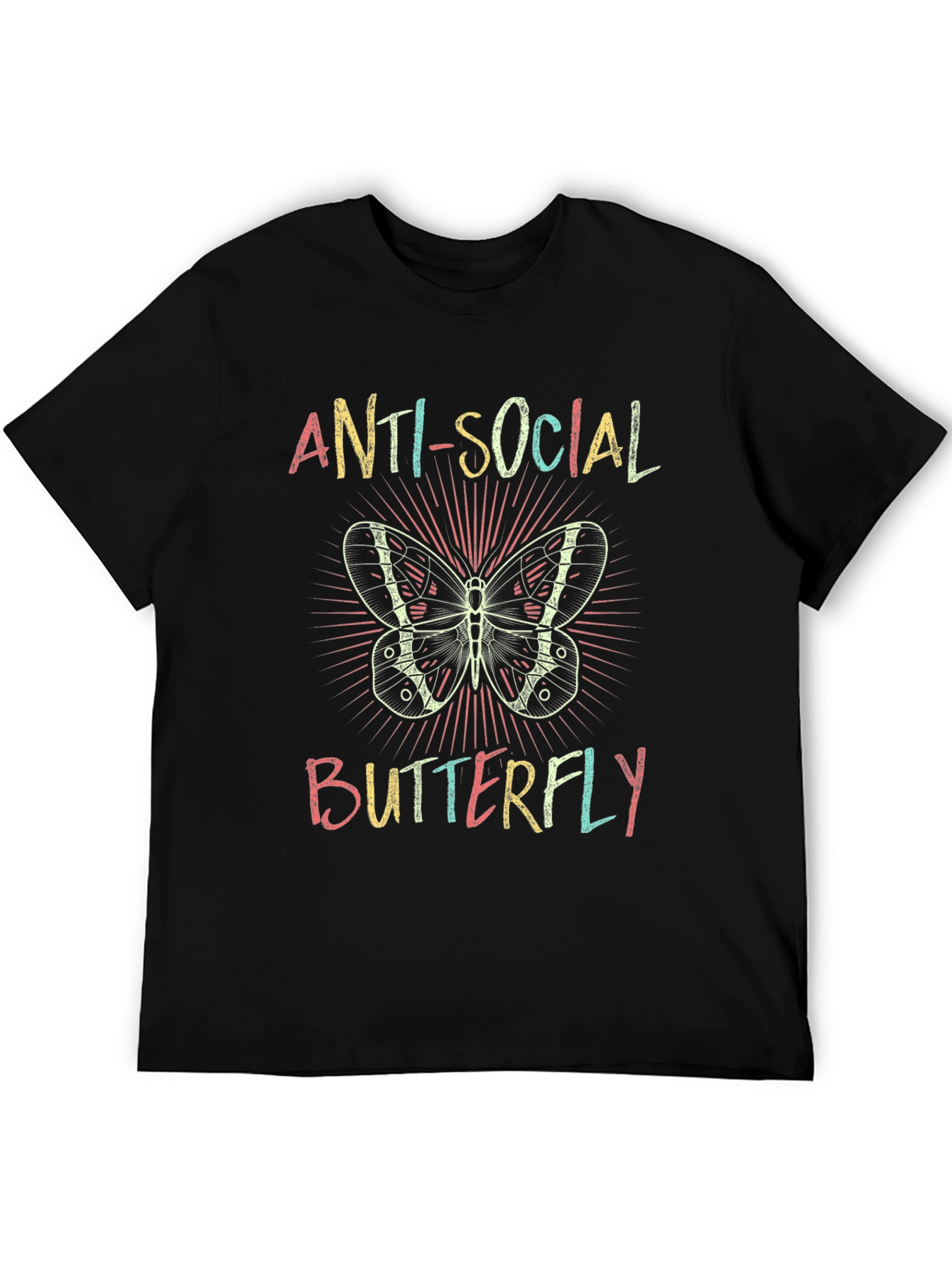 Anti-Social Butterfly Graphic Tee