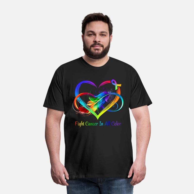 Fight Cancer In All Color T Shirt, Cancer Victim,