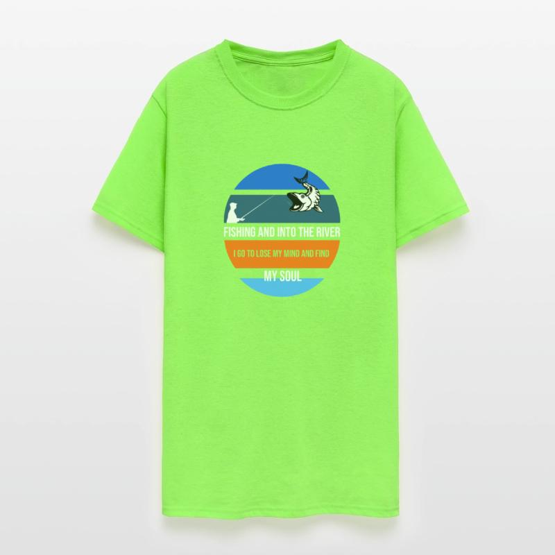 fishing and into the river i go to lose