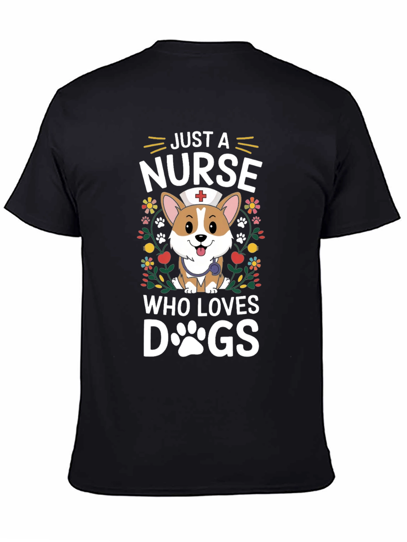Just A Nurse Who Loves Dogs T-Shirt