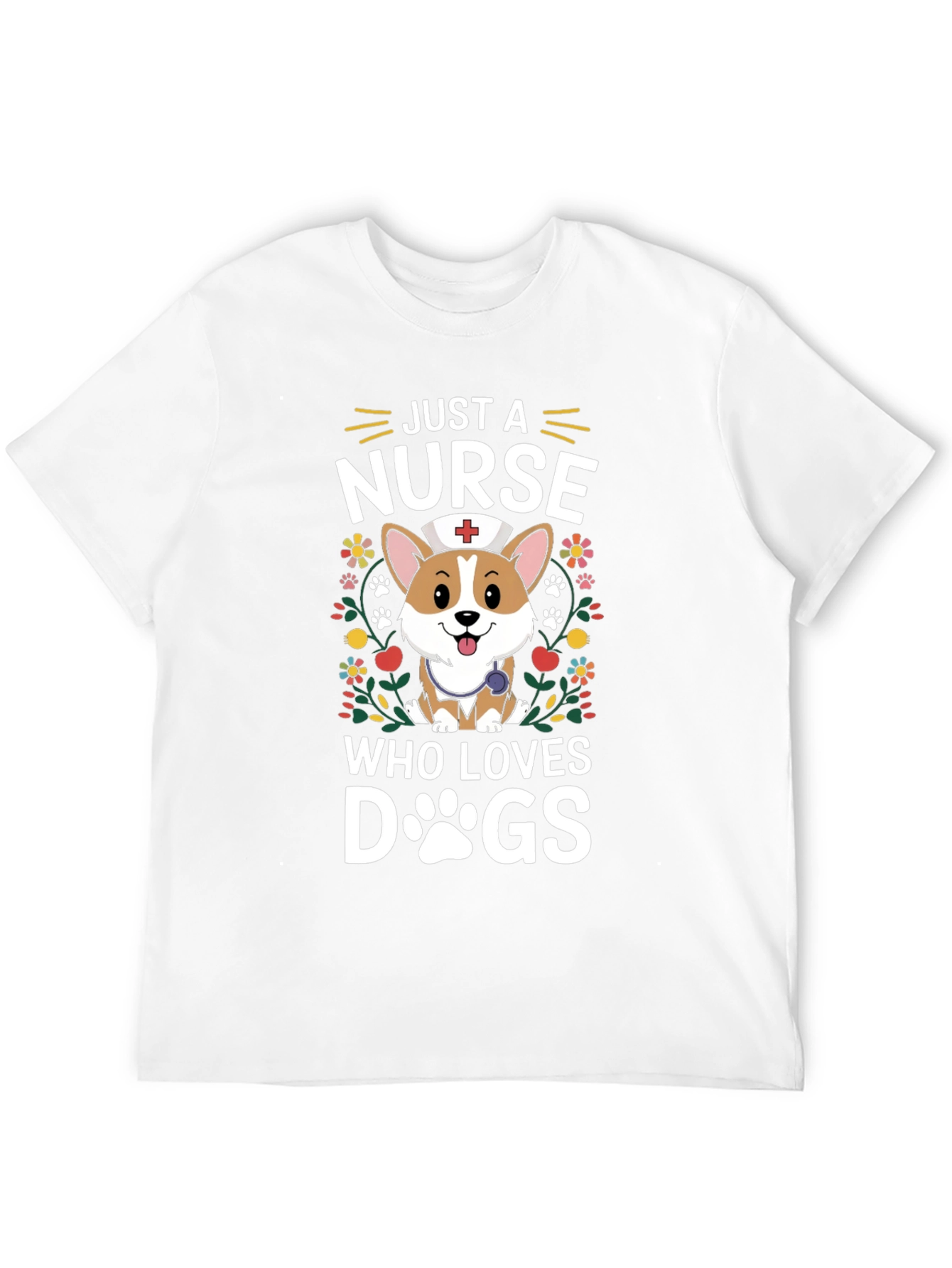 Just A Nurse Who Loves Dogs T-Shirt