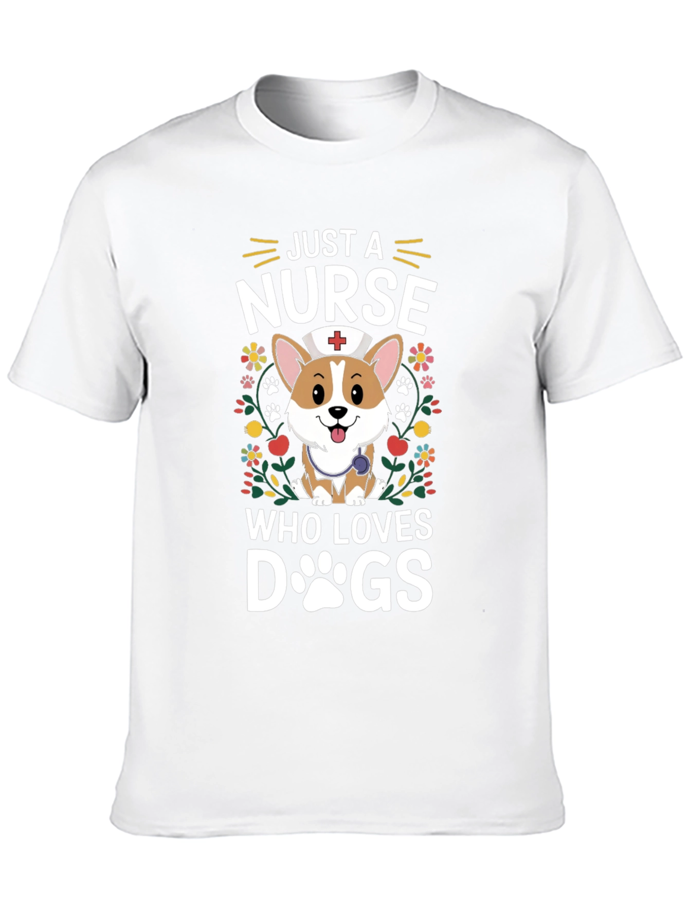 Just A Nurse Who Loves Dogs T-Shirt