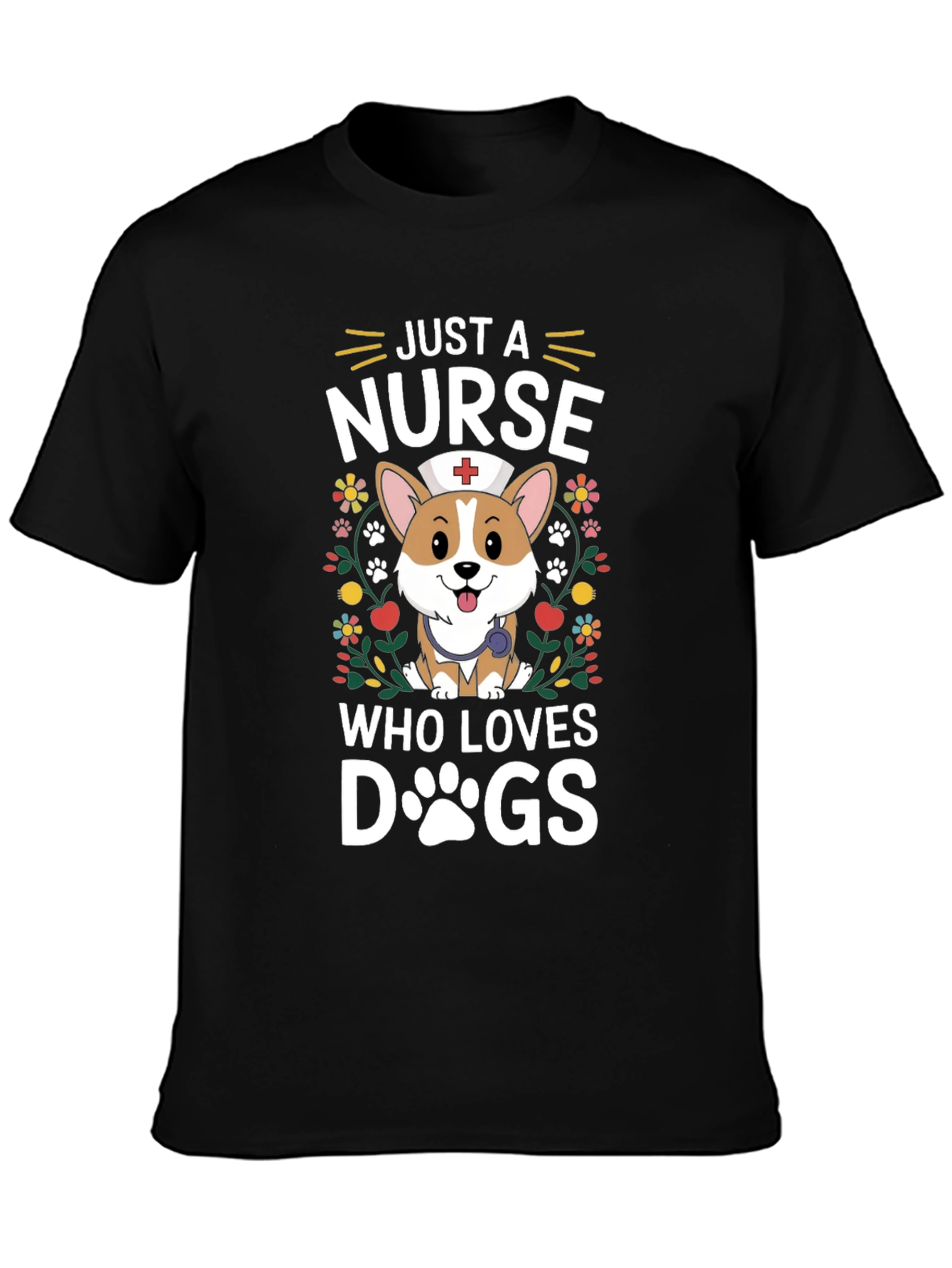 Just A Nurse Who Loves Dogs T-Shirt
