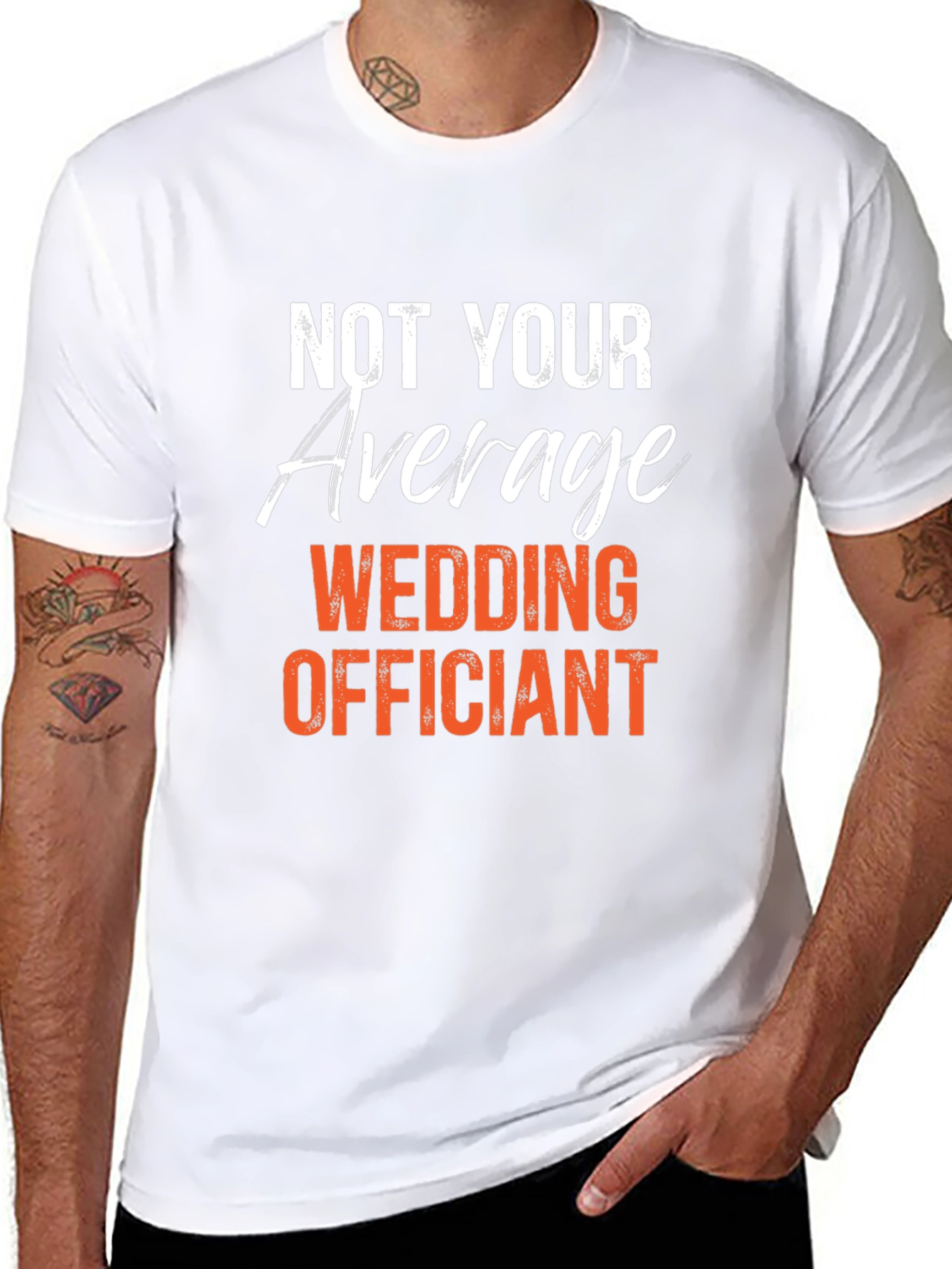 Not Your Average Wedding Officiant Graphic T-Shirt