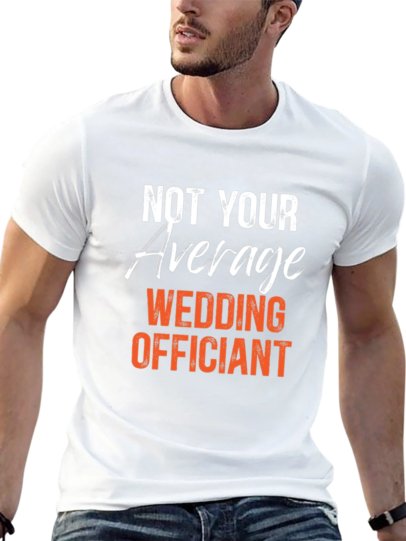 Not Your Average Wedding Officiant Graphic T-Shirt
