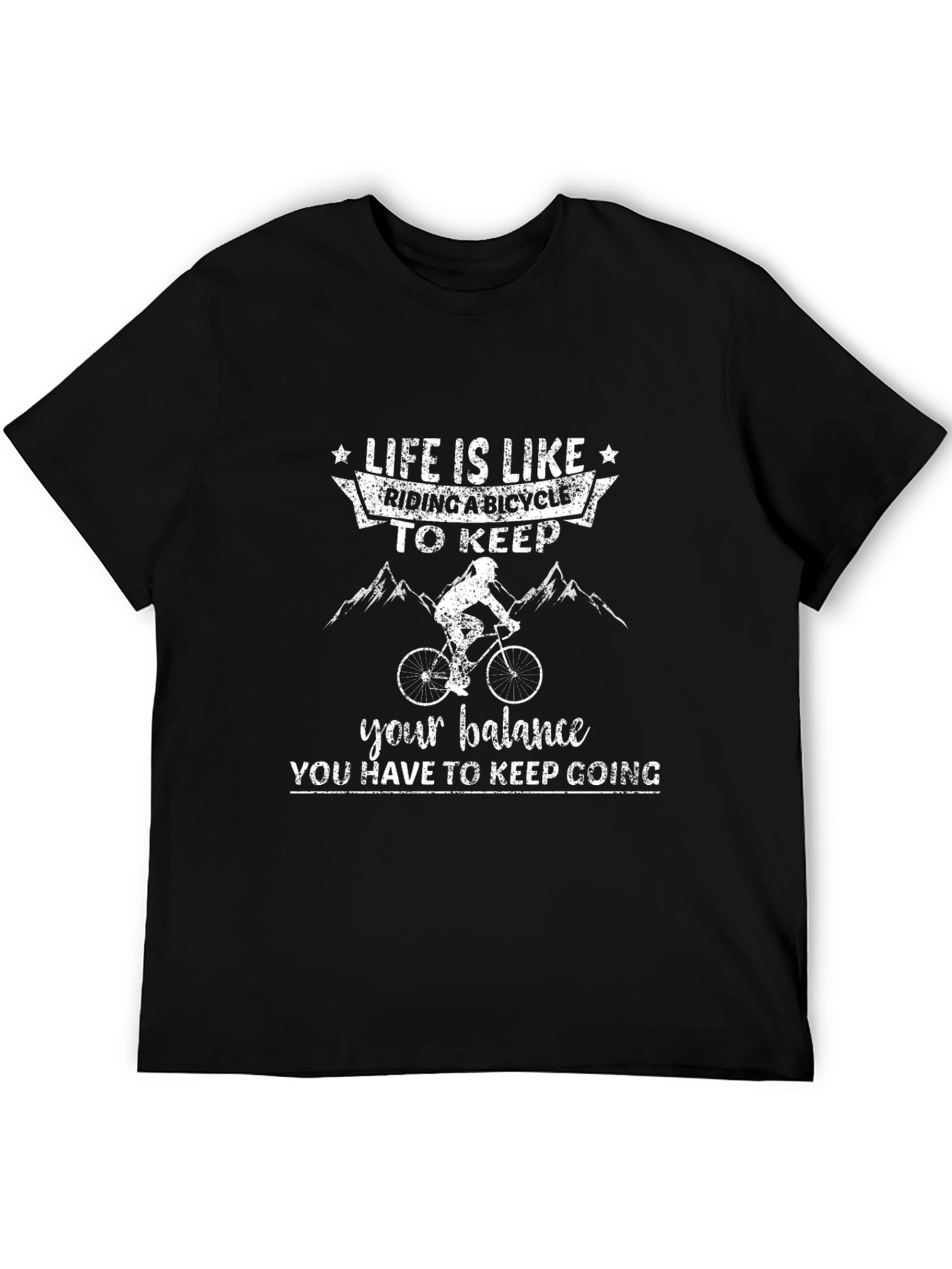 Life is Like Riding a Bicycle T-Shirt