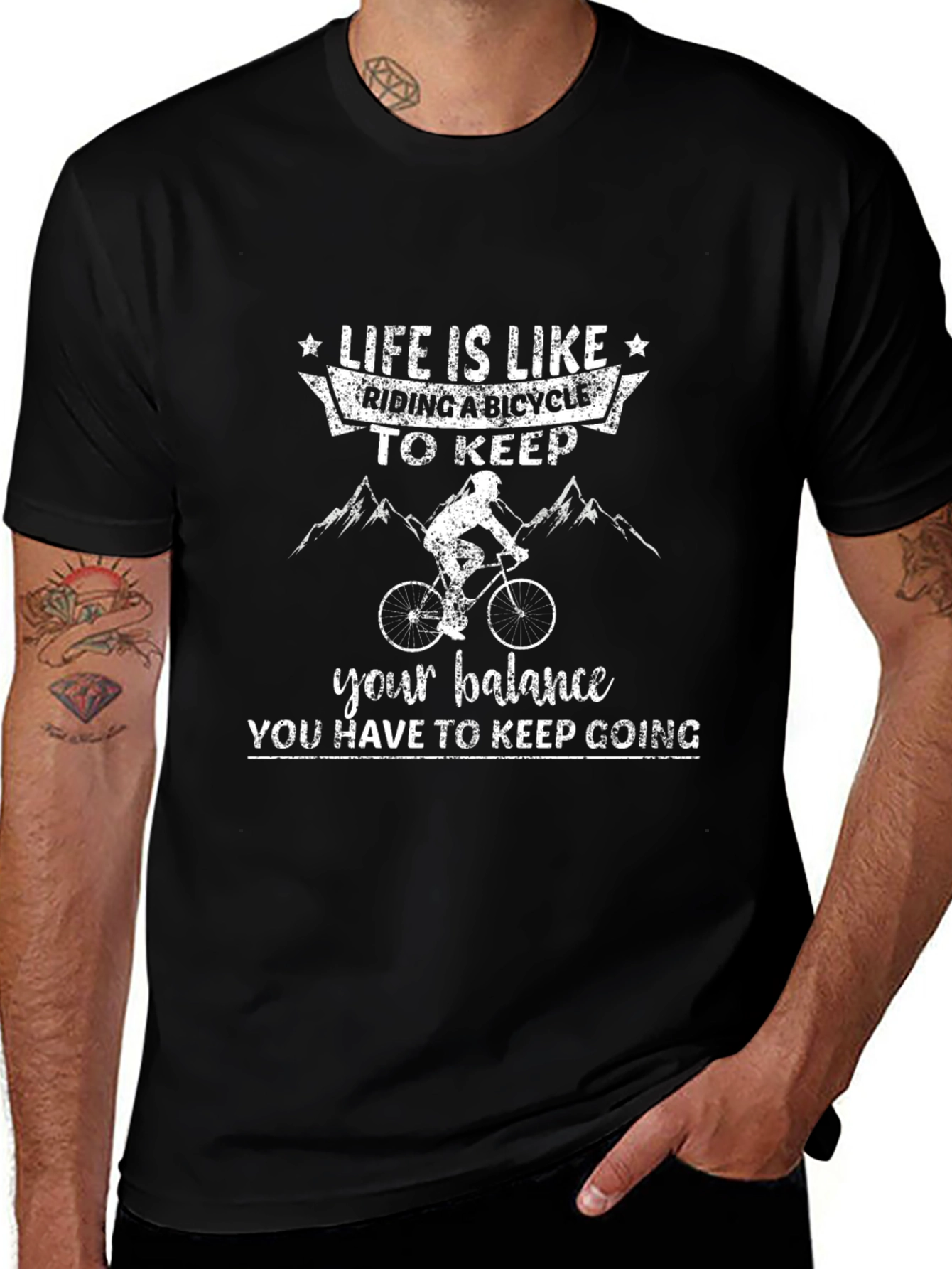 Life is Like Riding a Bicycle T-Shirt