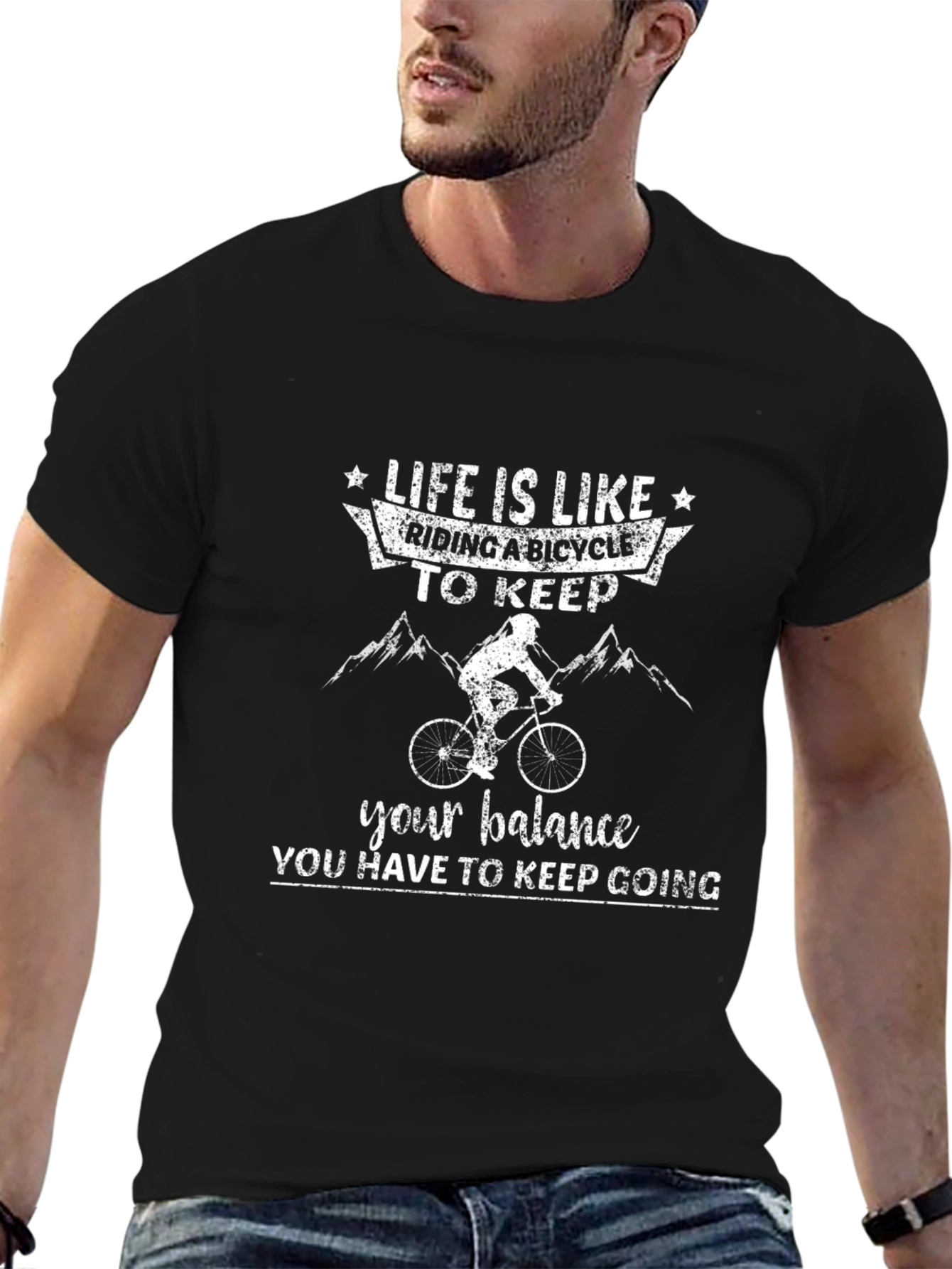 Life is Like Riding a Bicycle T-Shirt