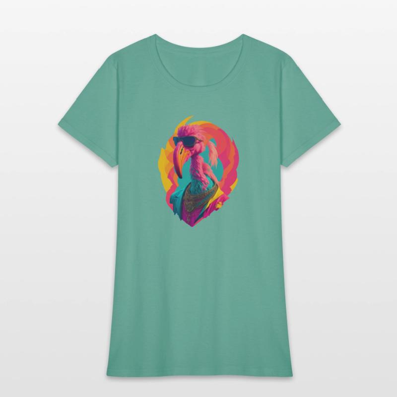 Flamingo with Sunglasses