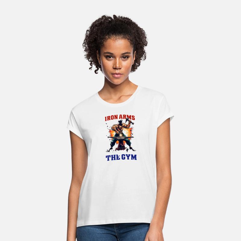 Flexing Biceps Iron Arms: Forged in the Gym