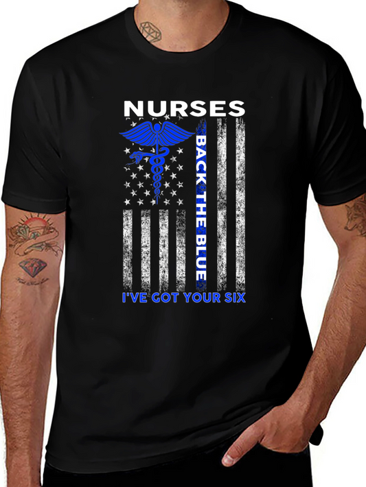 Nurses Back the Blue Ive Got Your Six T-Shirt