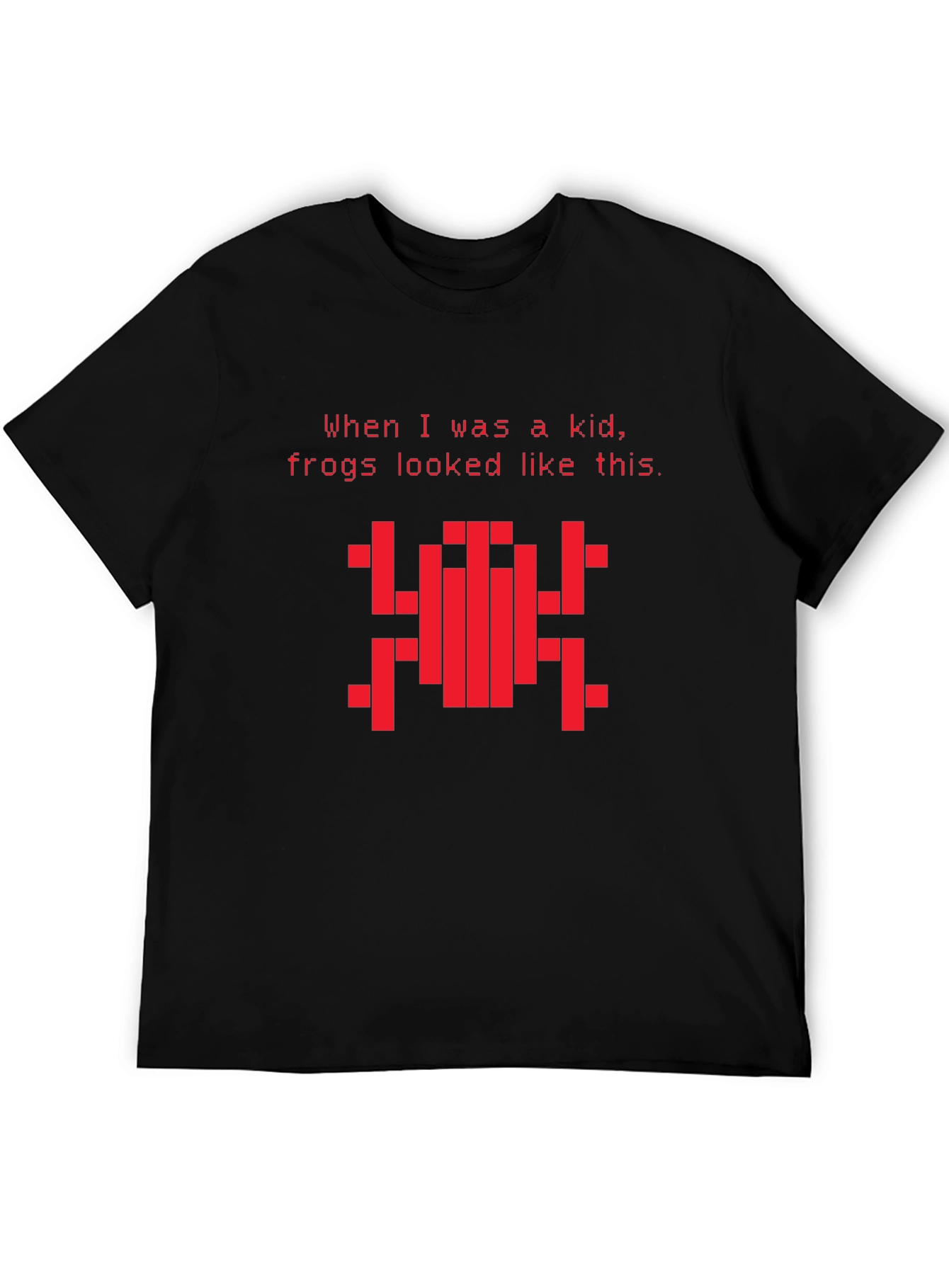 Retro Frogger Graphic Tee - Gamer Style T-Shirt