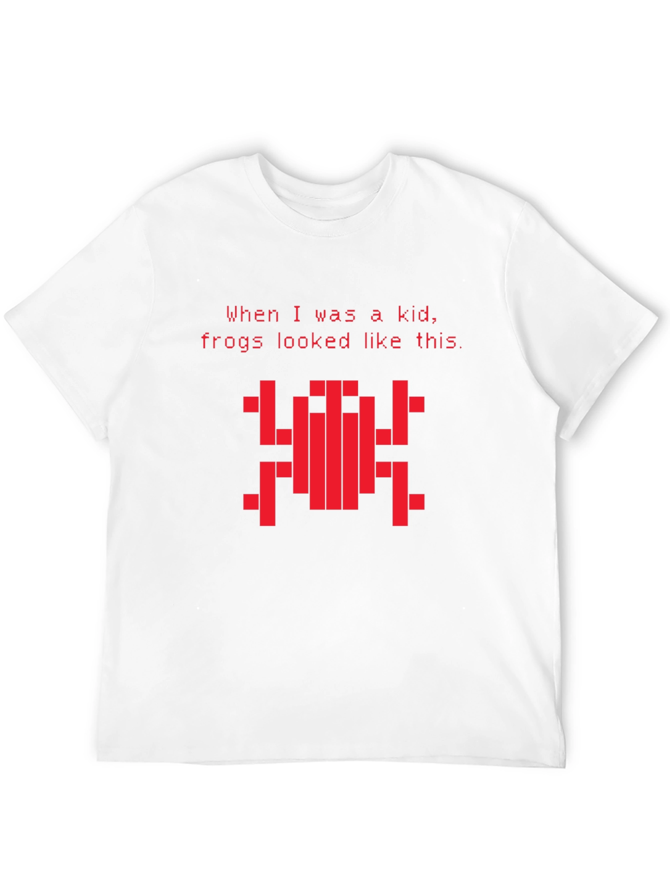 Retro Frogger Graphic Tee - Gamer Style T-Shirt
