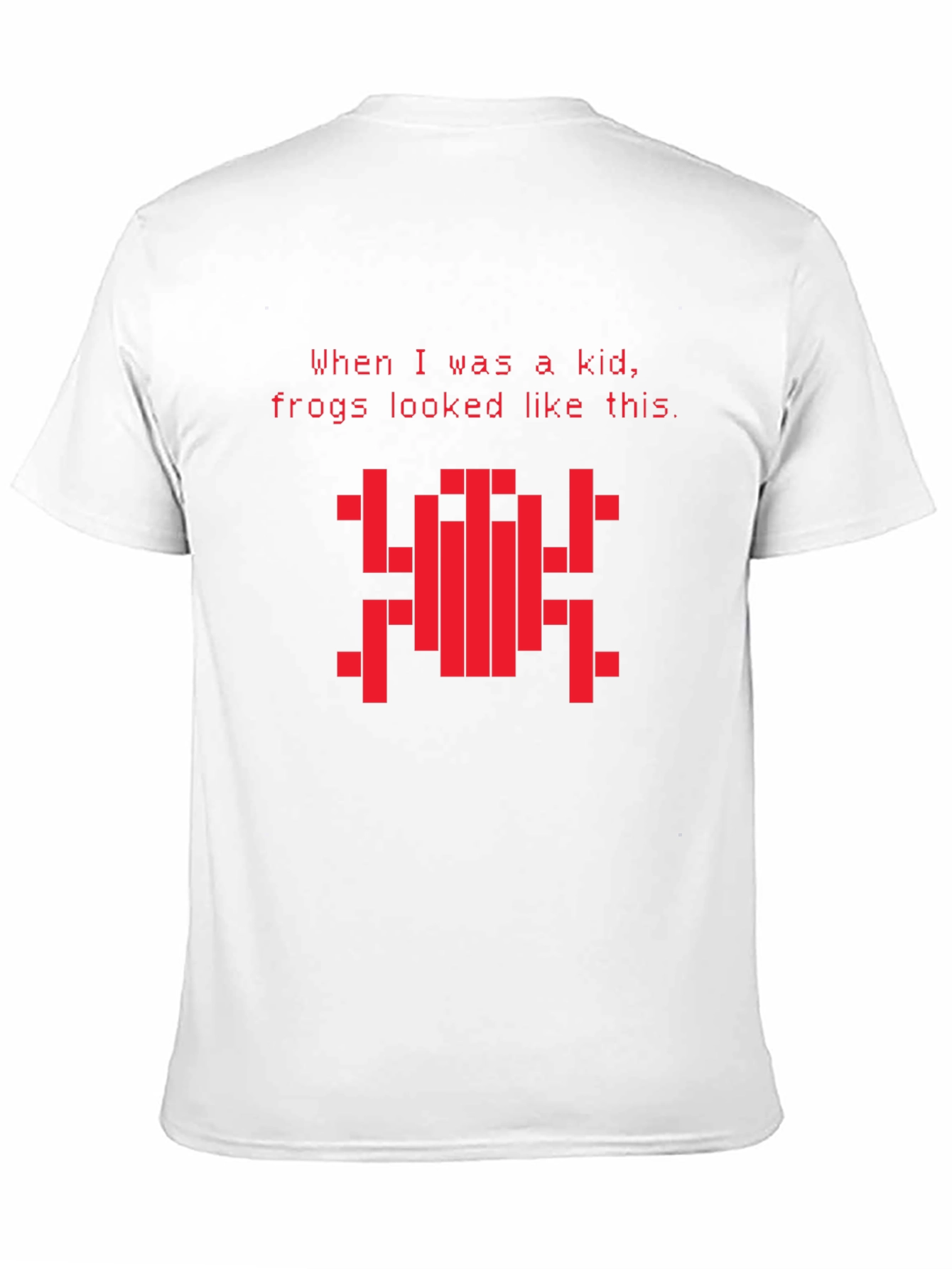 Retro Frogger Graphic Tee - Gamer Style T-Shirt