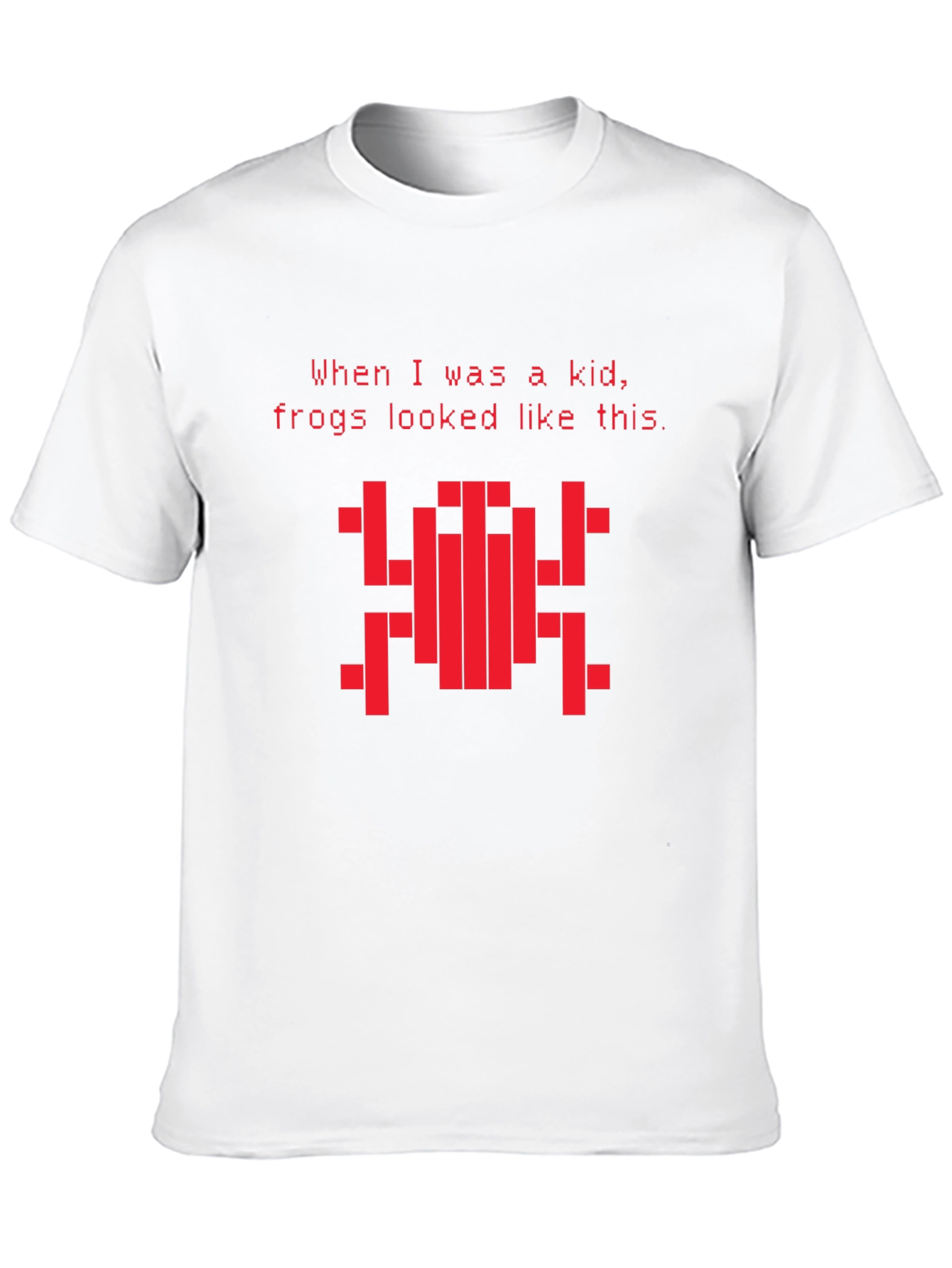 Retro Frogger Graphic Tee - Gamer Style T-Shirt