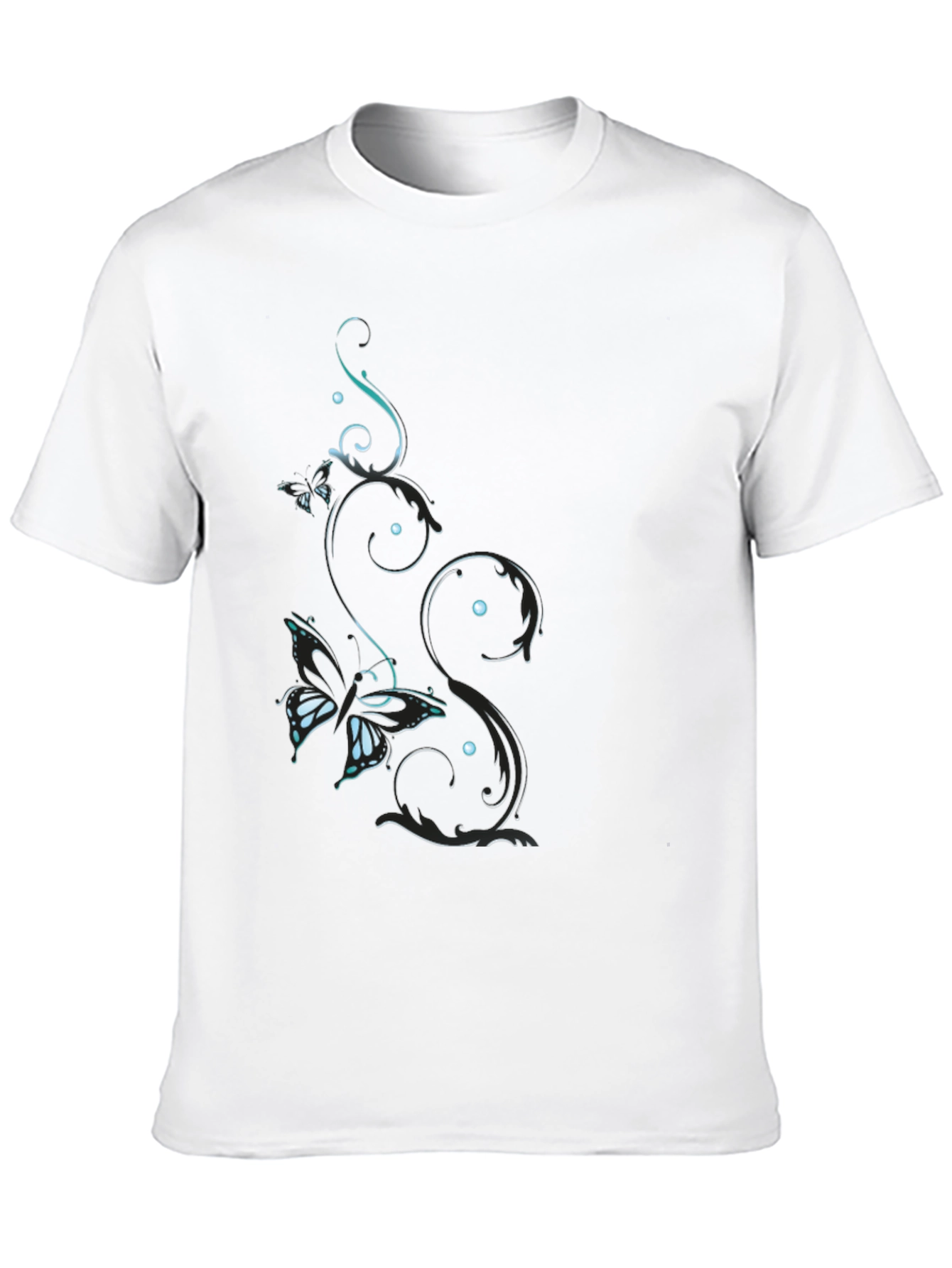 Butterfly Vine Black T-Shirt