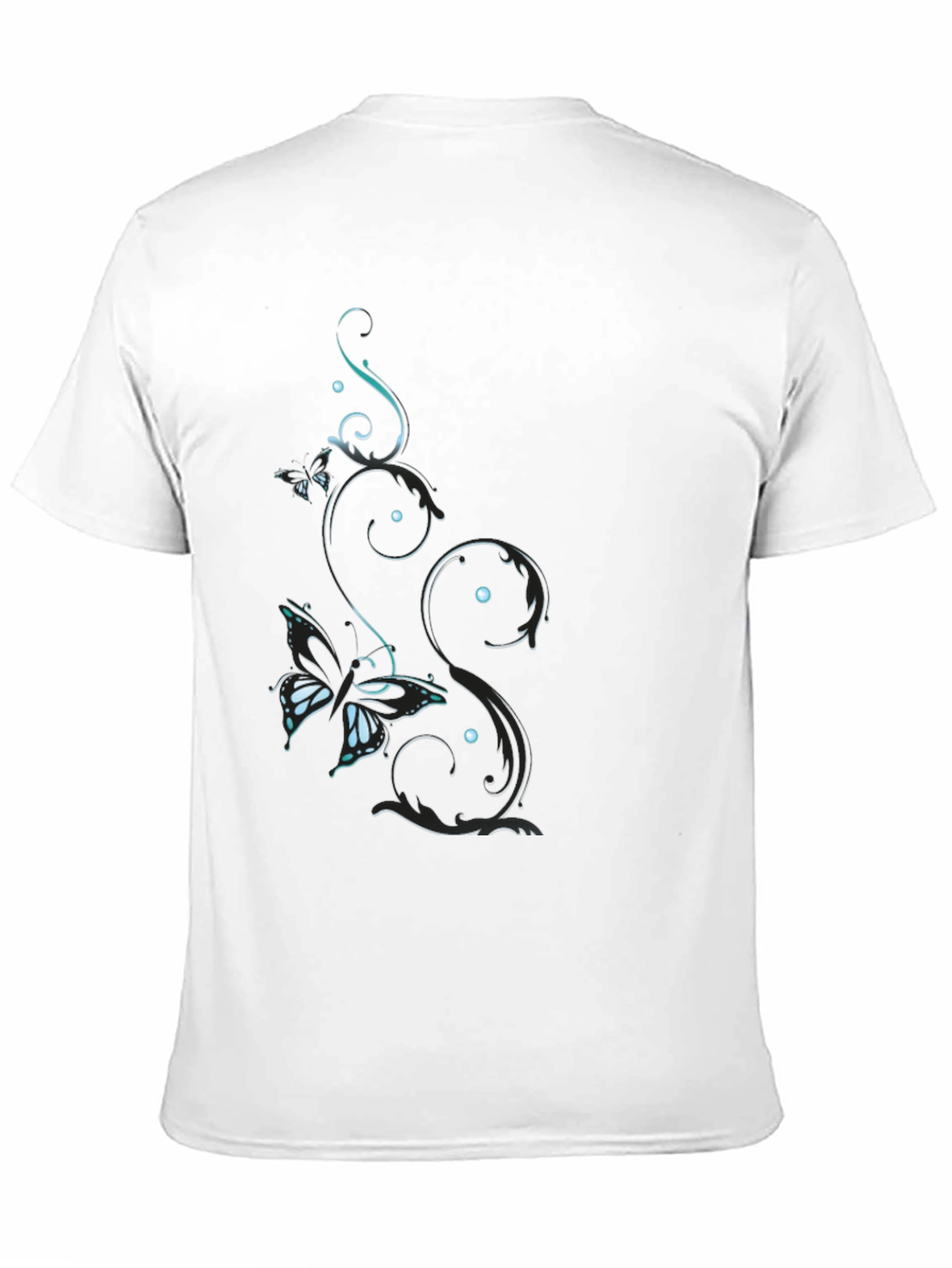 Butterfly Vine Black T-Shirt
