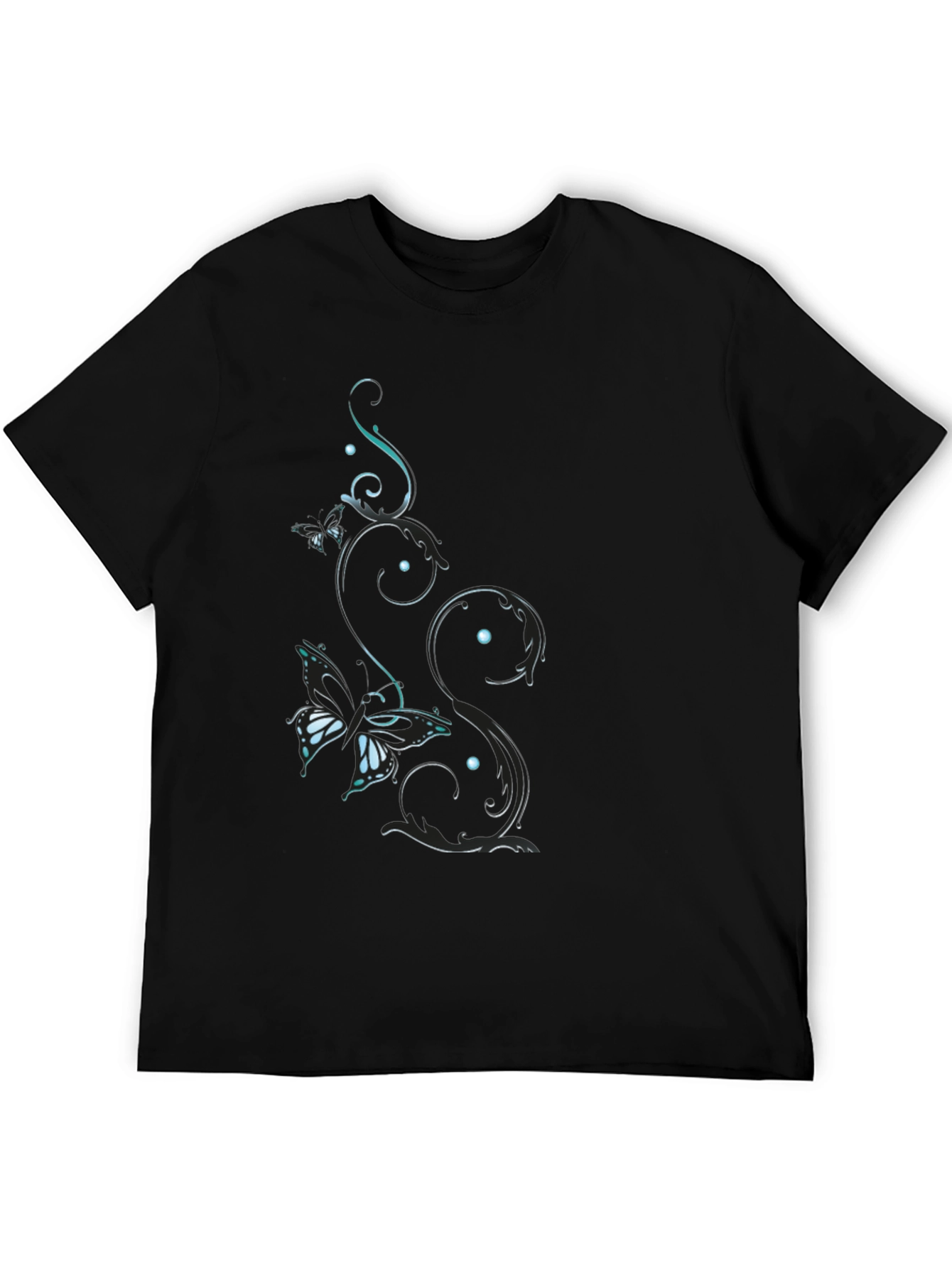 Butterfly Vine Black T-Shirt
