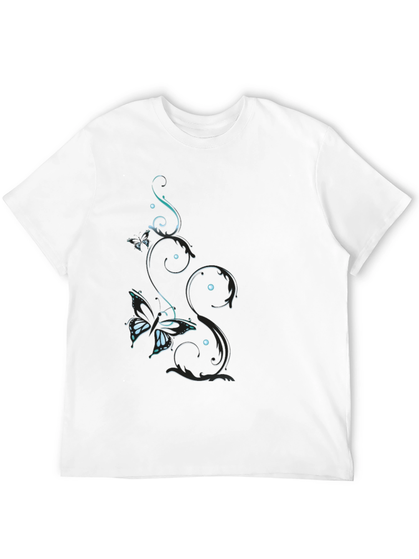 Butterfly Vine Black T-Shirt