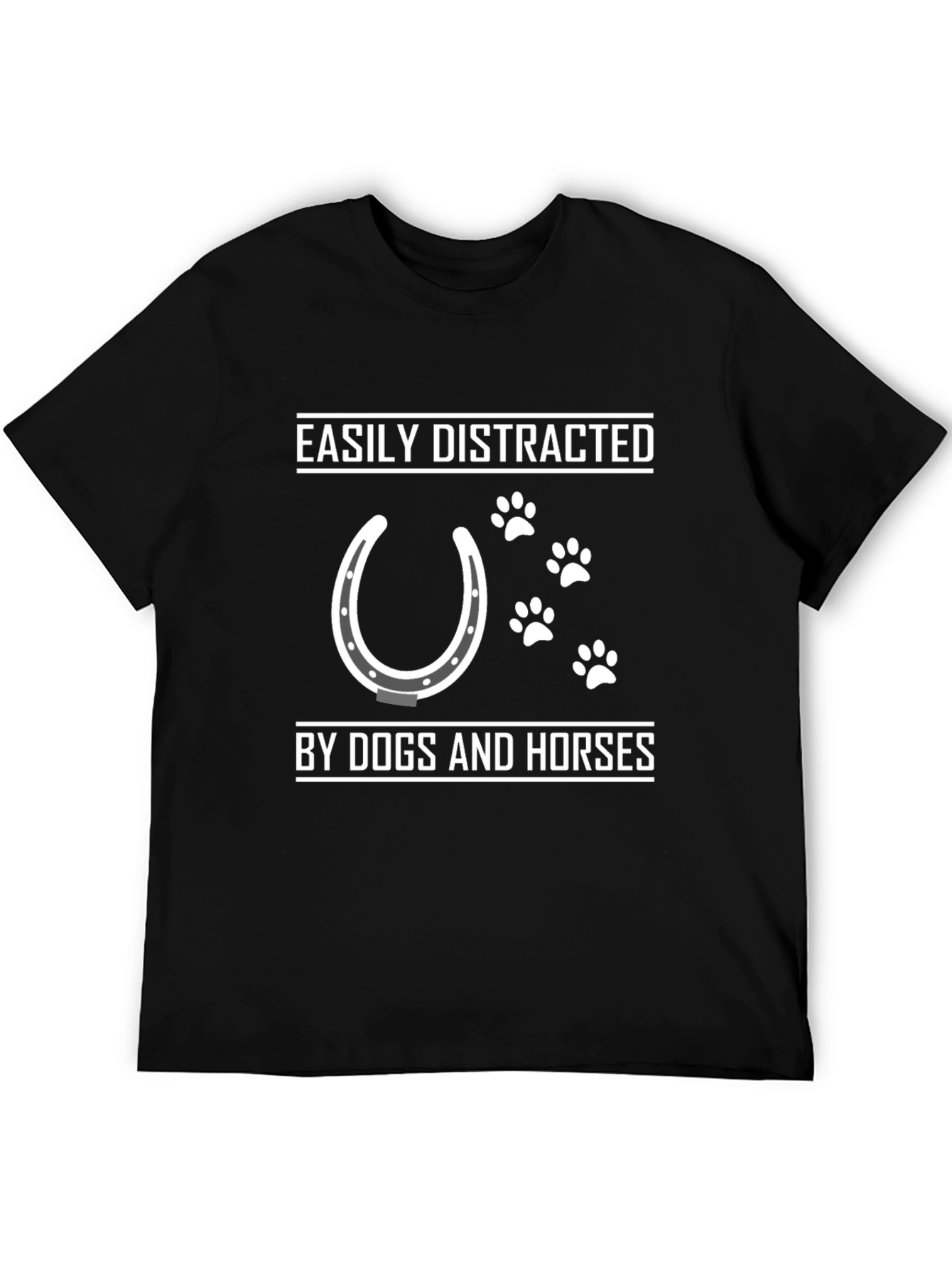 Easily Distracted by Dogs and Horses T-Shirt