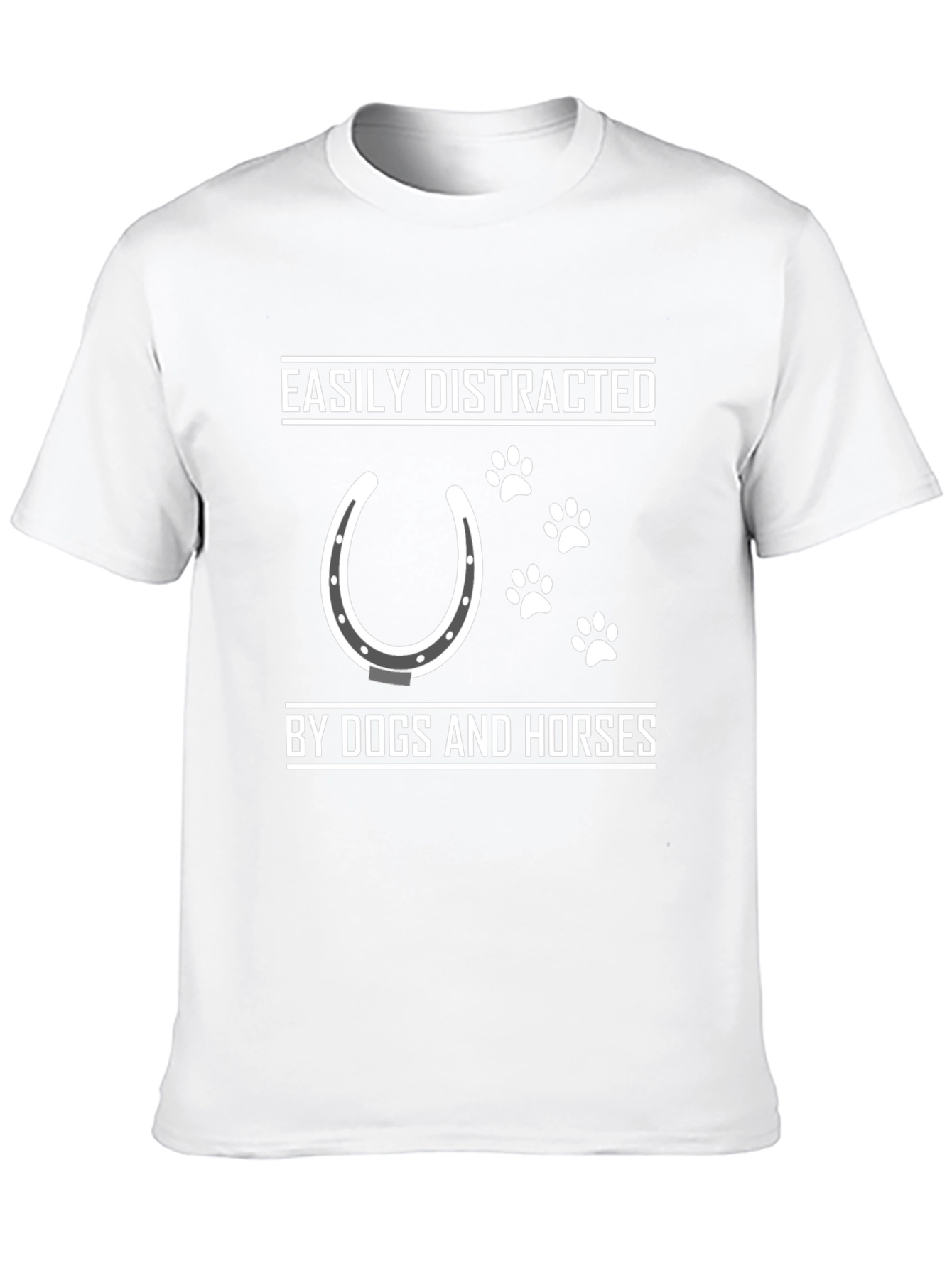 Easily Distracted by Dogs and Horses T-Shirt