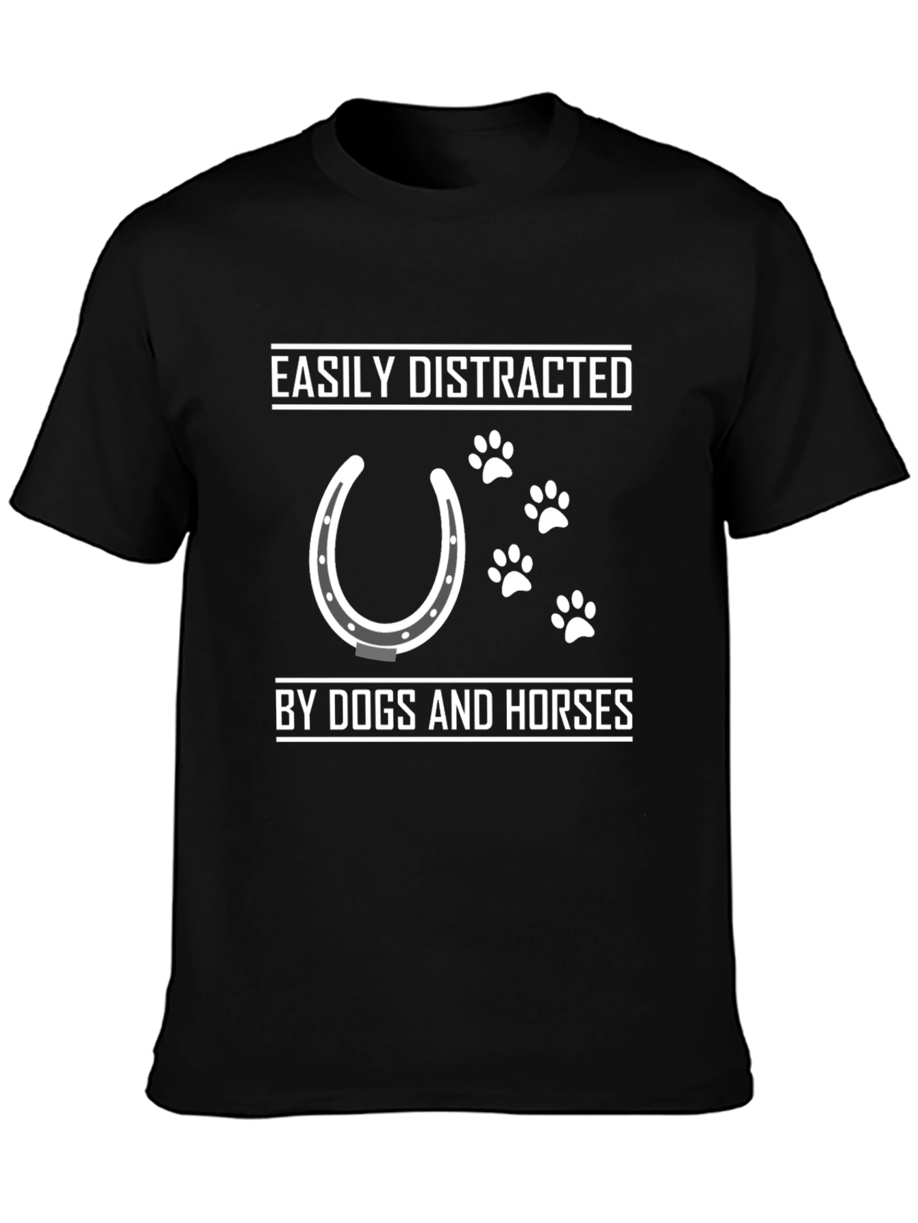Easily Distracted by Dogs and Horses T-Shirt