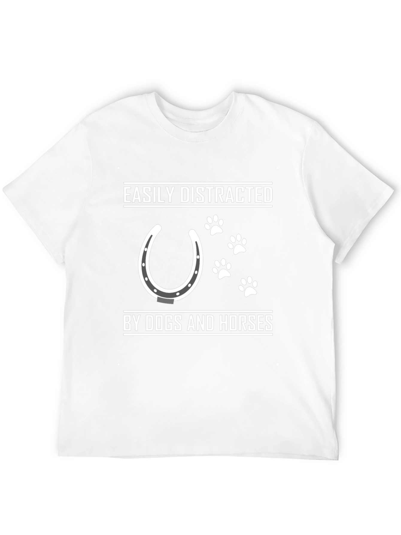 Easily Distracted by Dogs and Horses T-Shirt