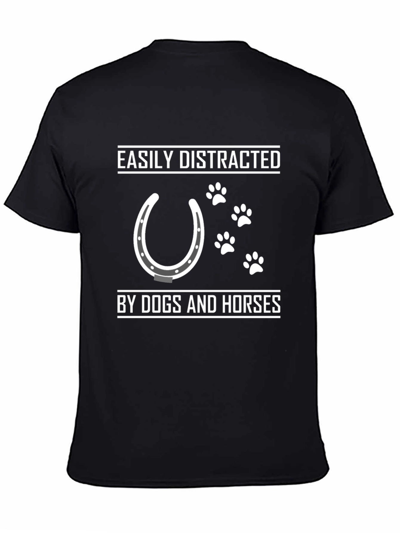 Easily Distracted by Dogs and Horses T-Shirt