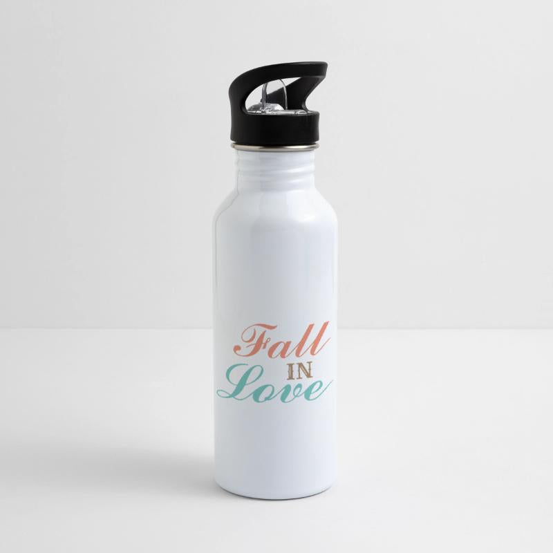 Font design for the word "fall in love"