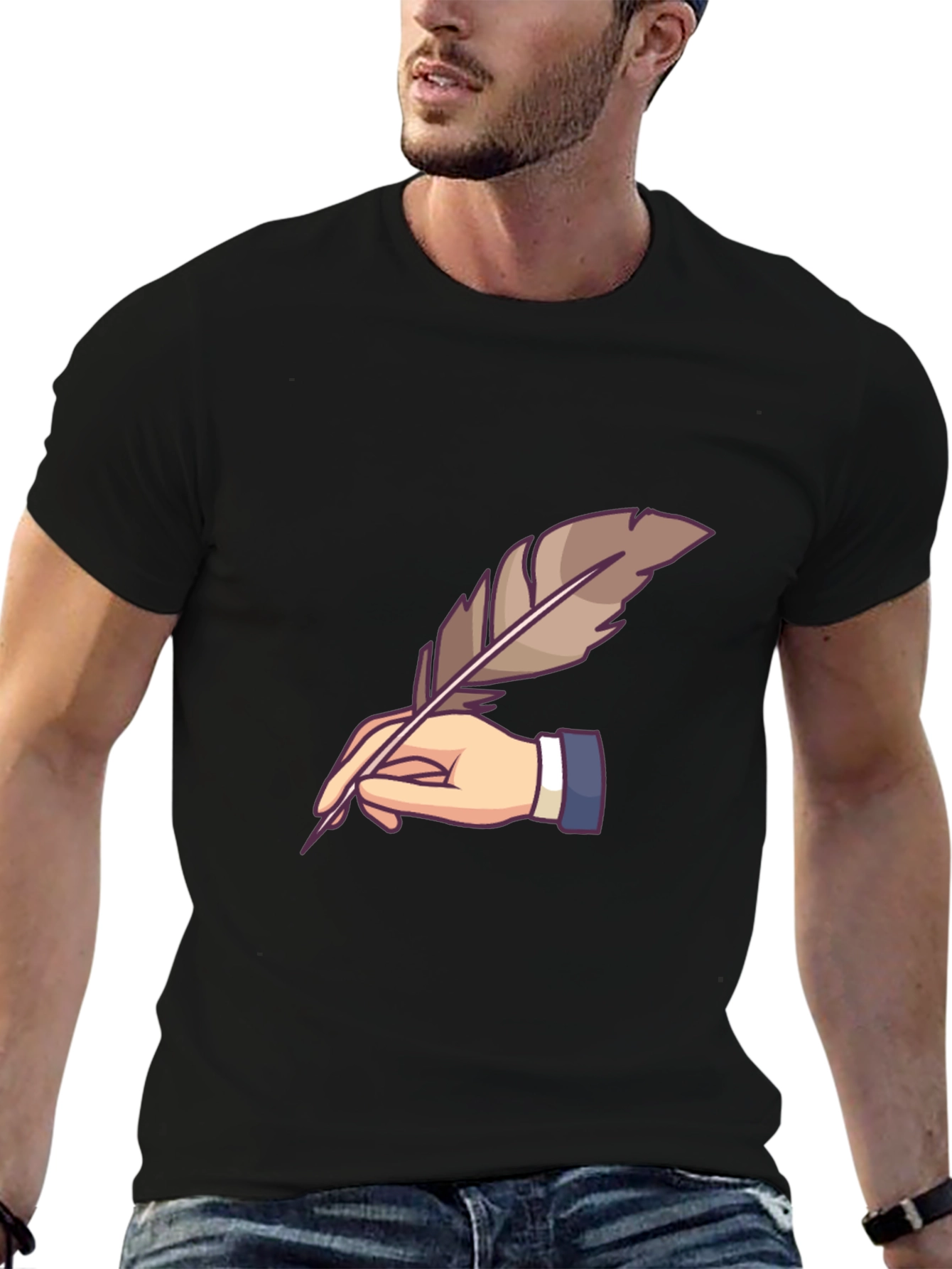 Quill Pen Writer Graphic Tee