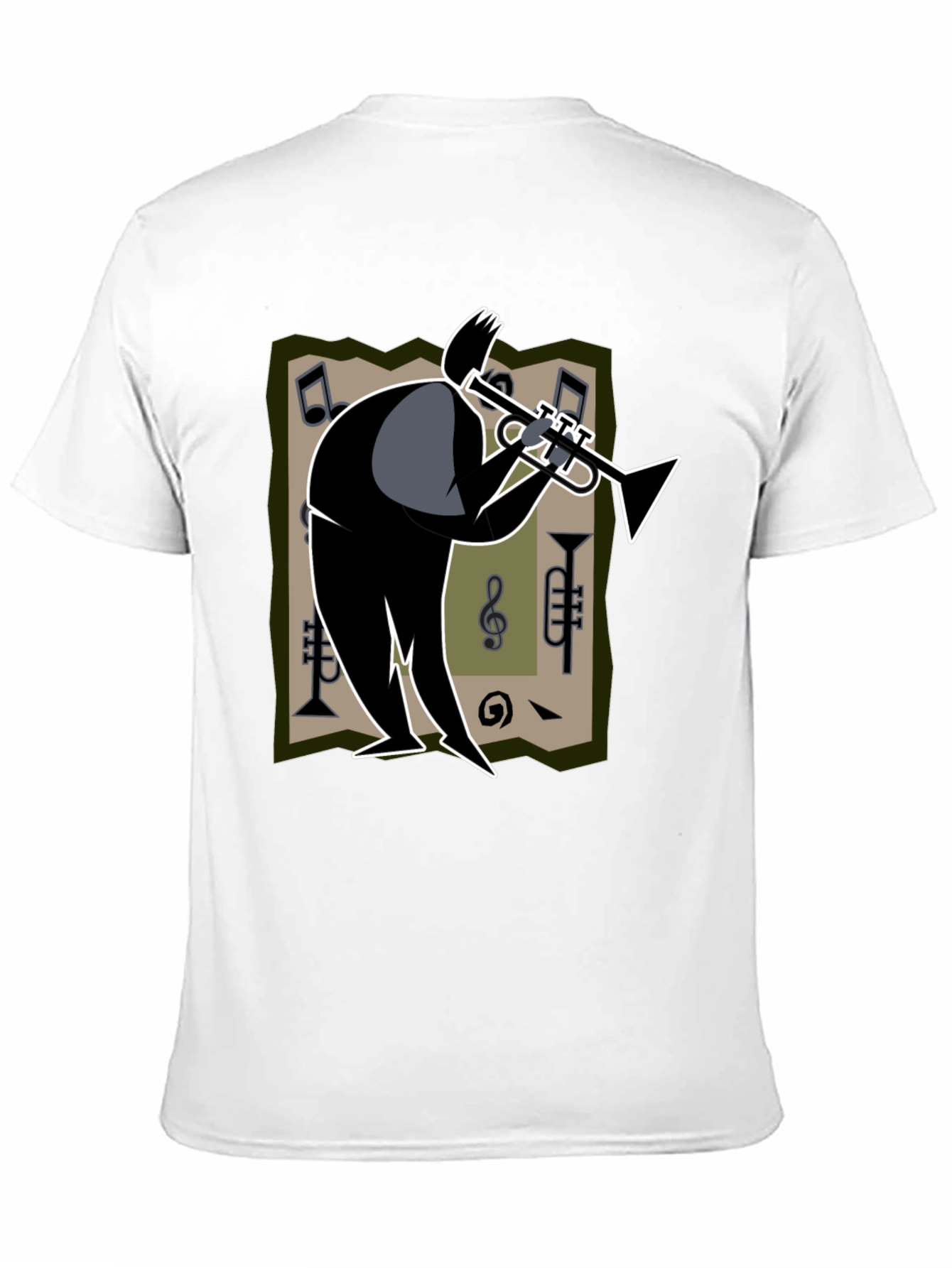 Cool Jazz Trumpet Player Graphic T-Shirt