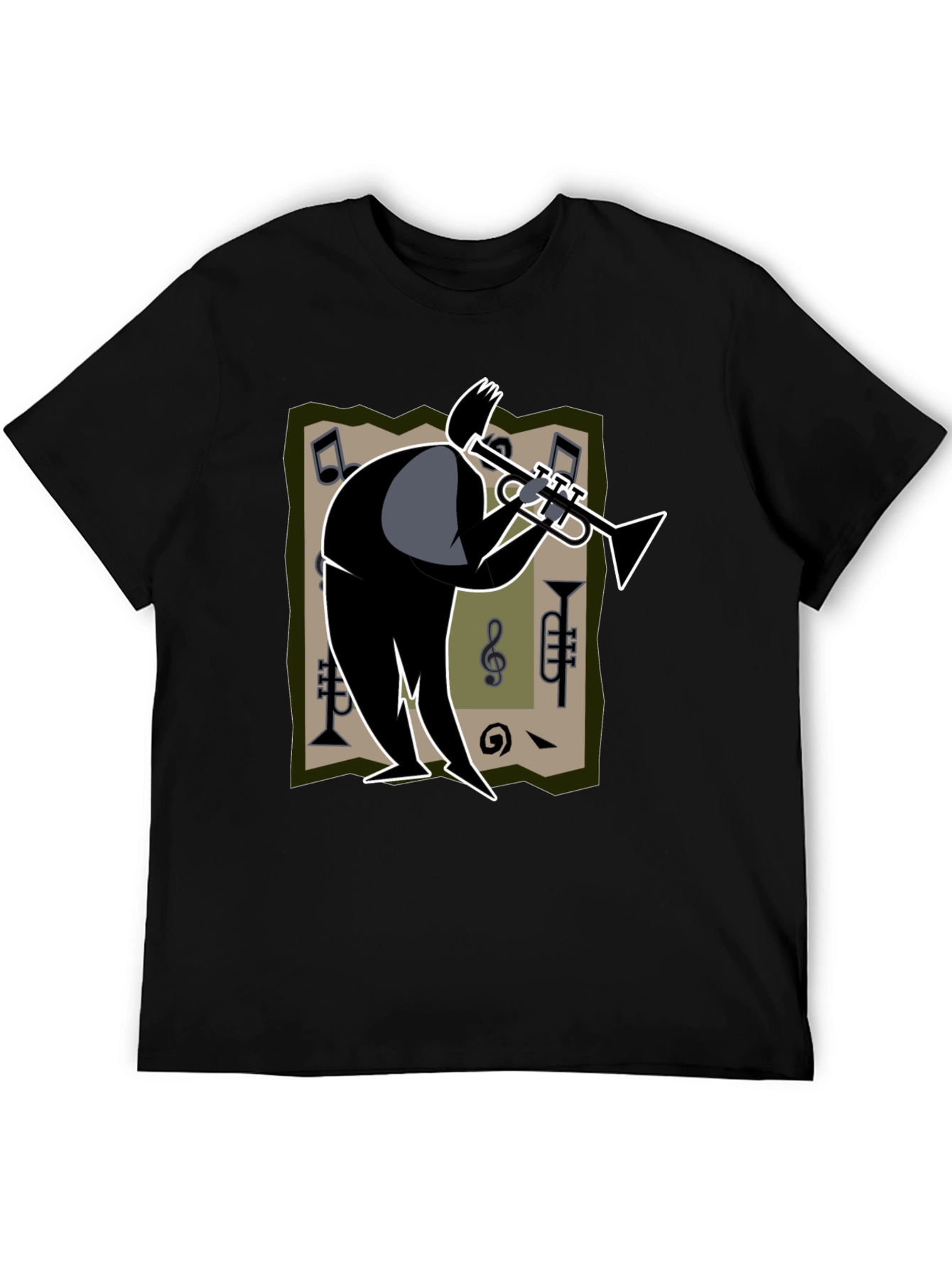 Cool Jazz Trumpet Player Graphic T-Shirt