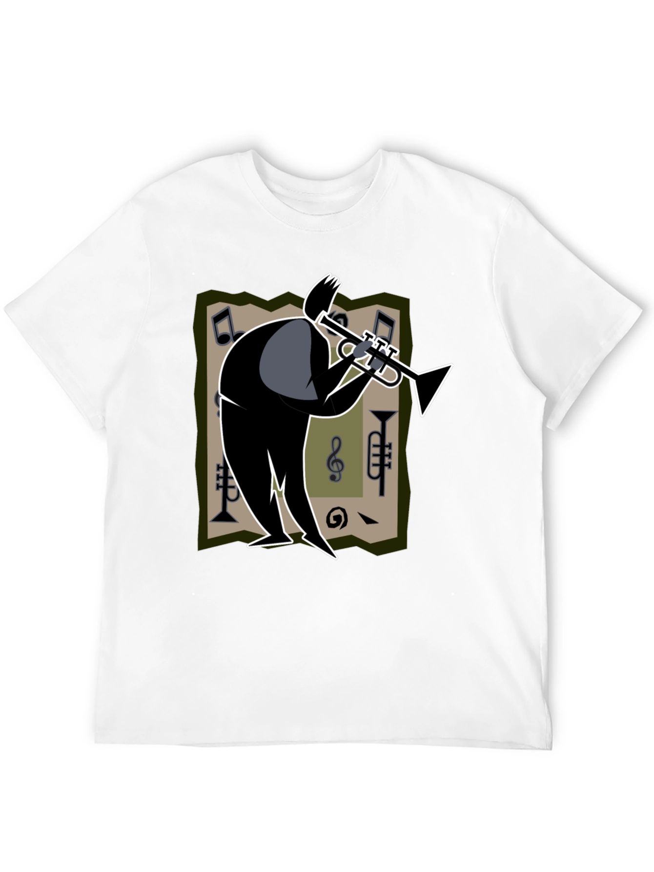 Cool Jazz Trumpet Player Graphic T-Shirt